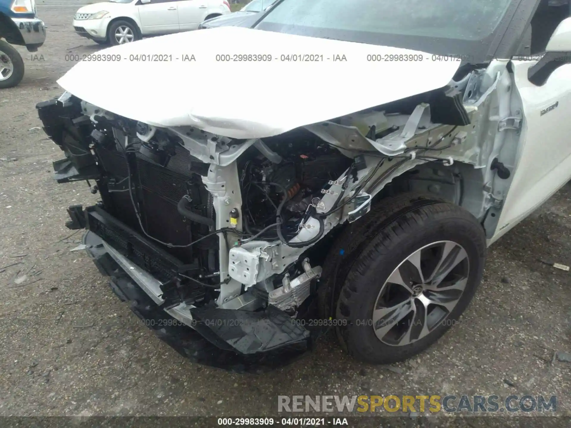 6 Photograph of a damaged car 5TDGBRCH2MS523974 TOYOTA HIGHLANDER 2021