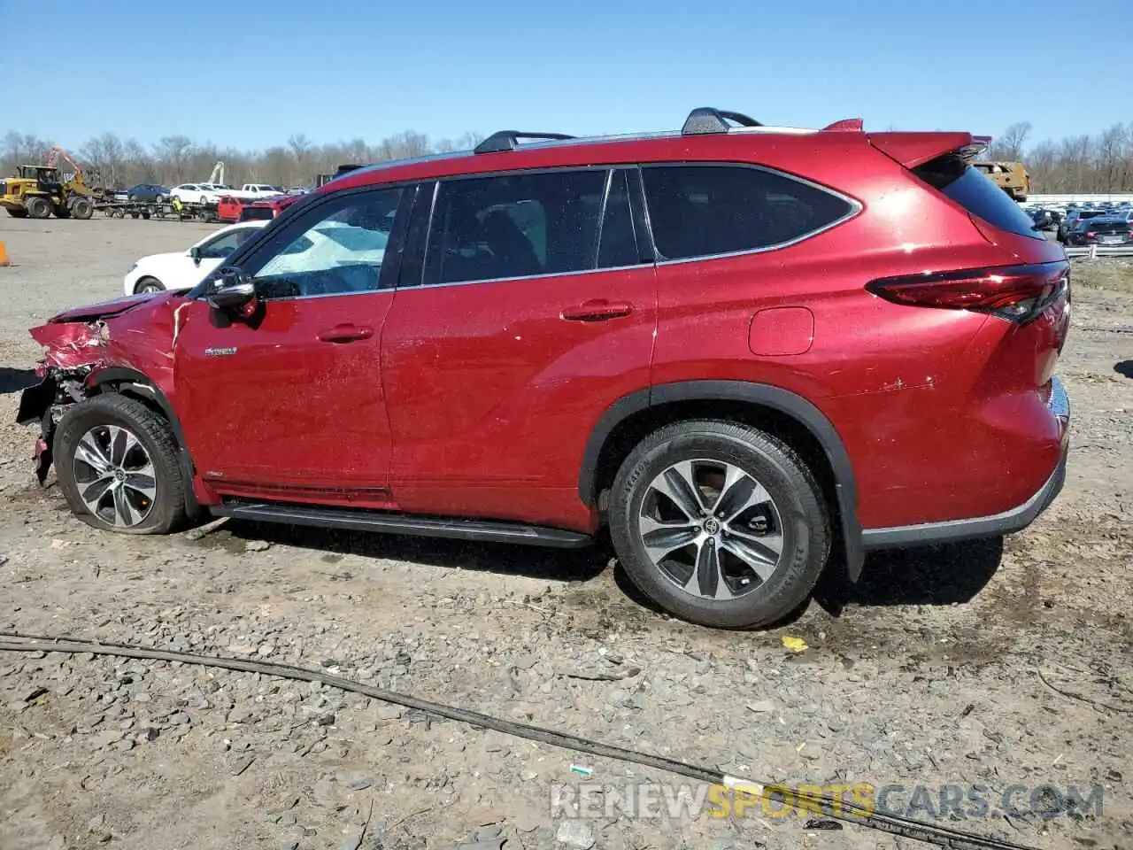 2 Photograph of a damaged car 5TDGBRCH4MS049073 TOYOTA HIGHLANDER 2021