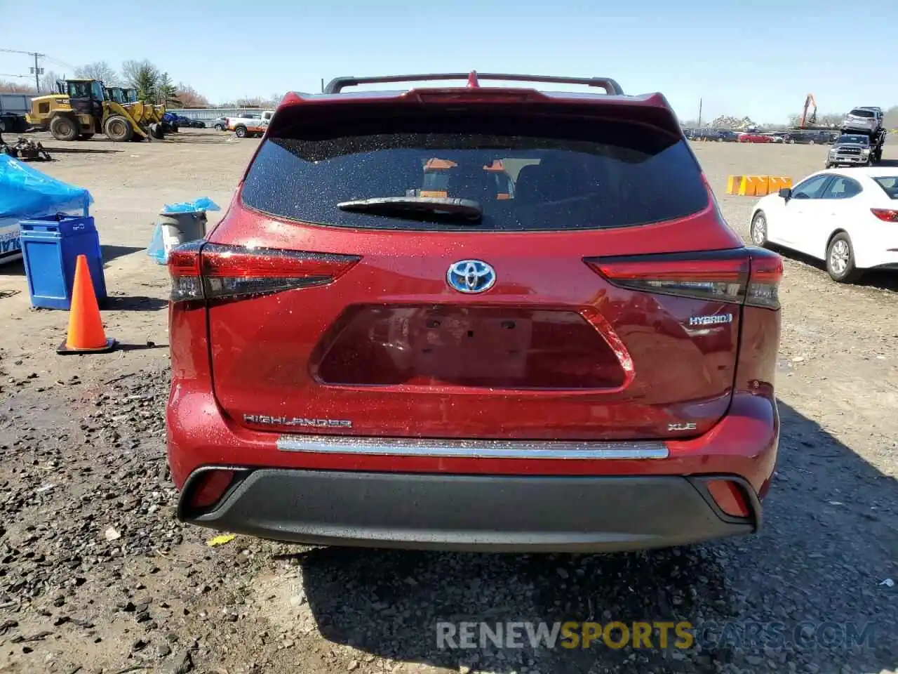 6 Photograph of a damaged car 5TDGBRCH4MS049073 TOYOTA HIGHLANDER 2021