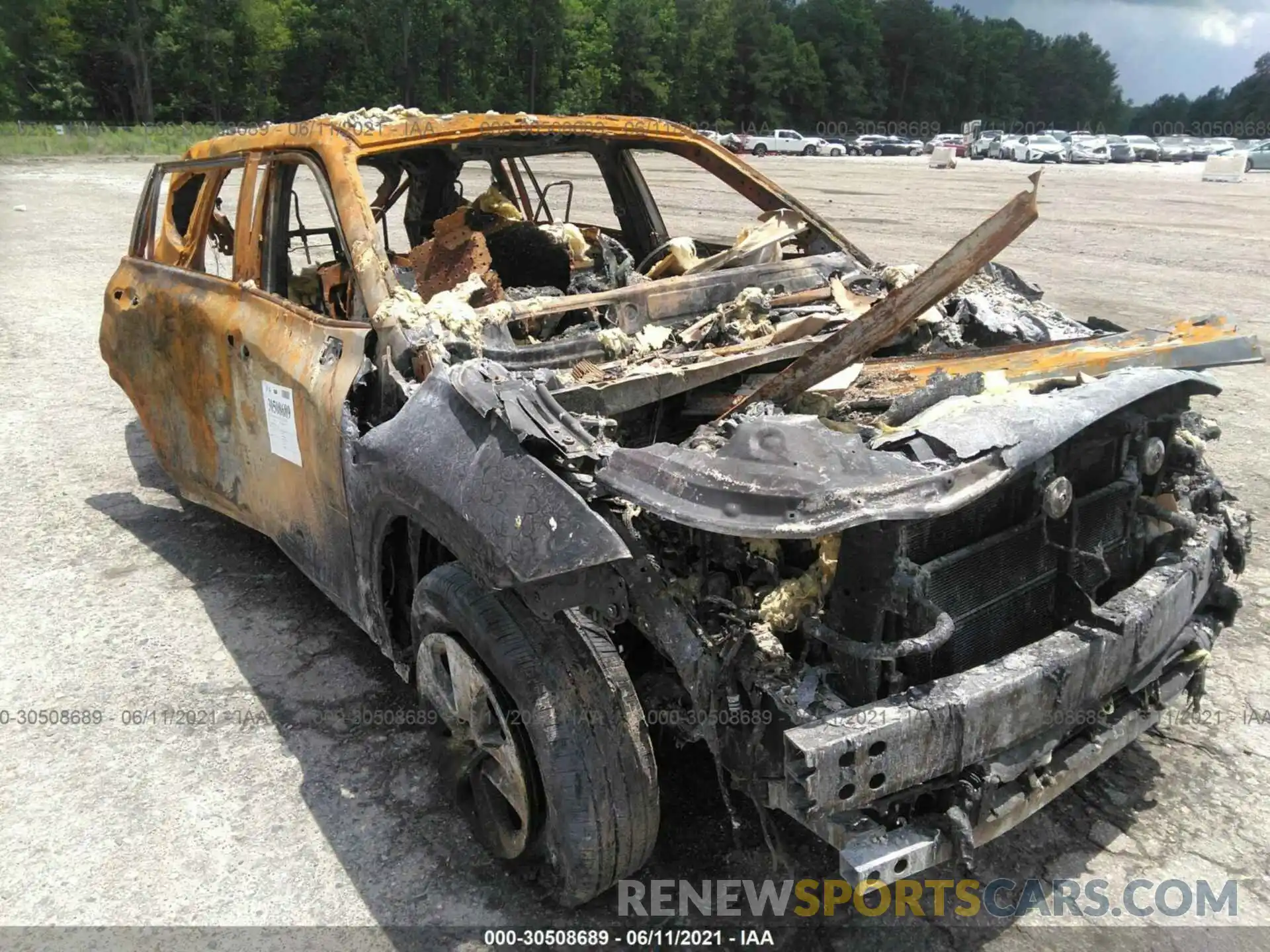 6 Photograph of a damaged car 5TDGBRCH5MS522124 TOYOTA HIGHLANDER 2021