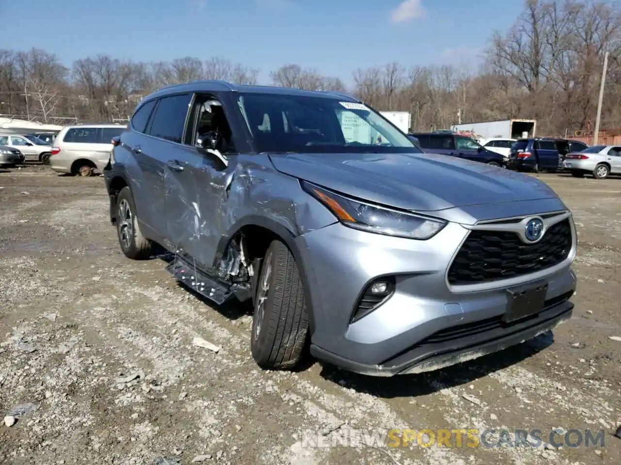 9 Photograph of a damaged car 5TDGBRCH6MS063881 TOYOTA HIGHLANDER 2021