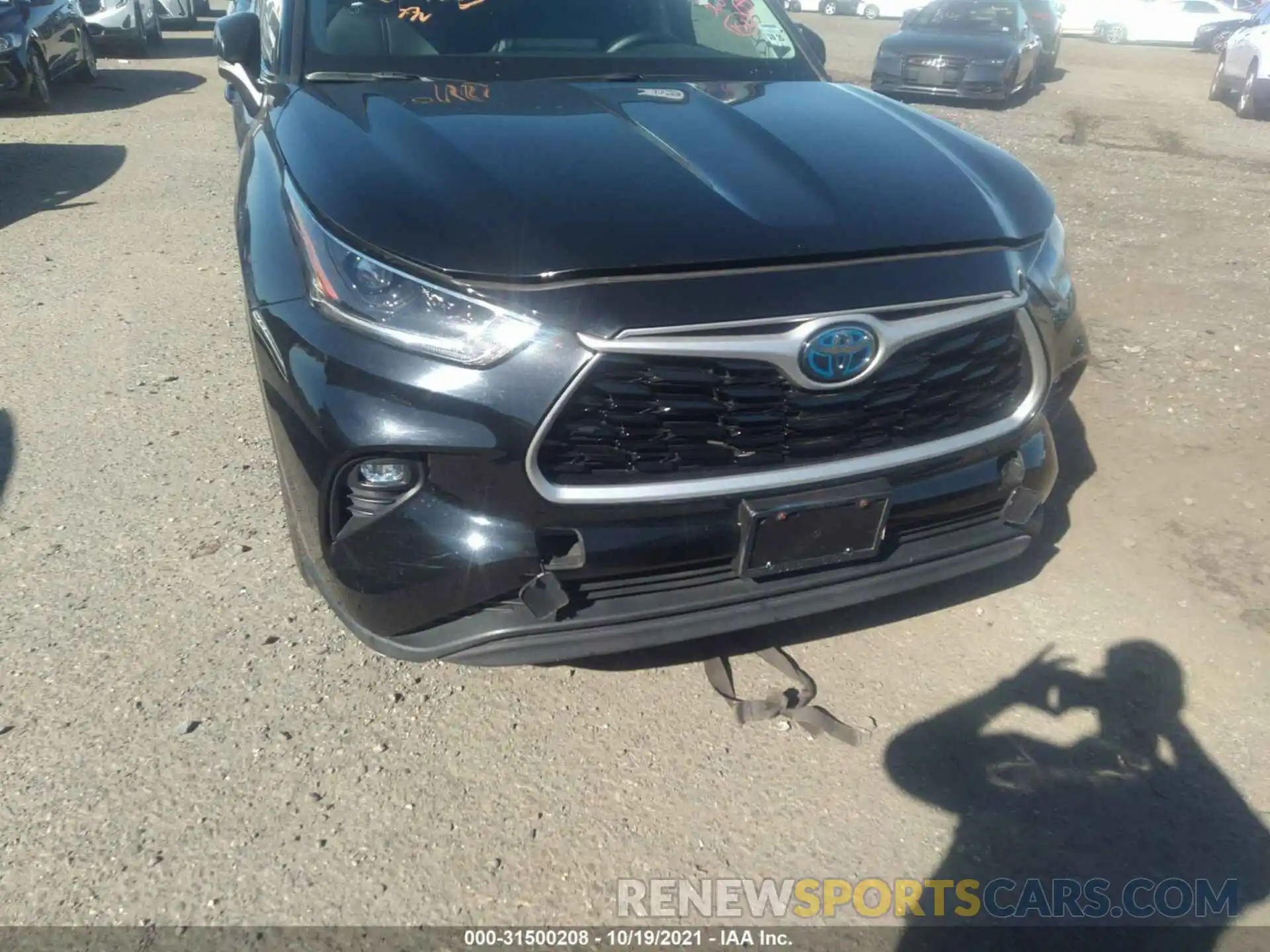 6 Photograph of a damaged car 5TDGBRCH6MS517370 TOYOTA HIGHLANDER 2021