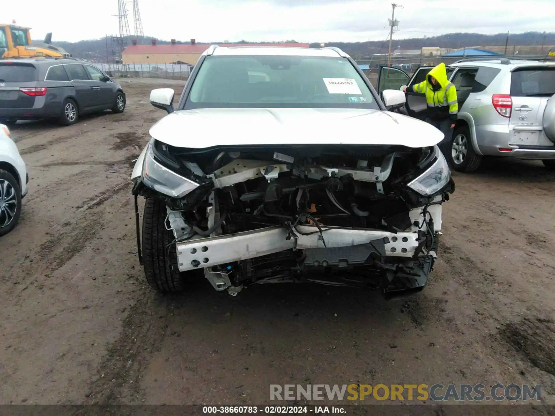 13 Photograph of a damaged car 5TDGBRCH7MS516003 TOYOTA HIGHLANDER 2021