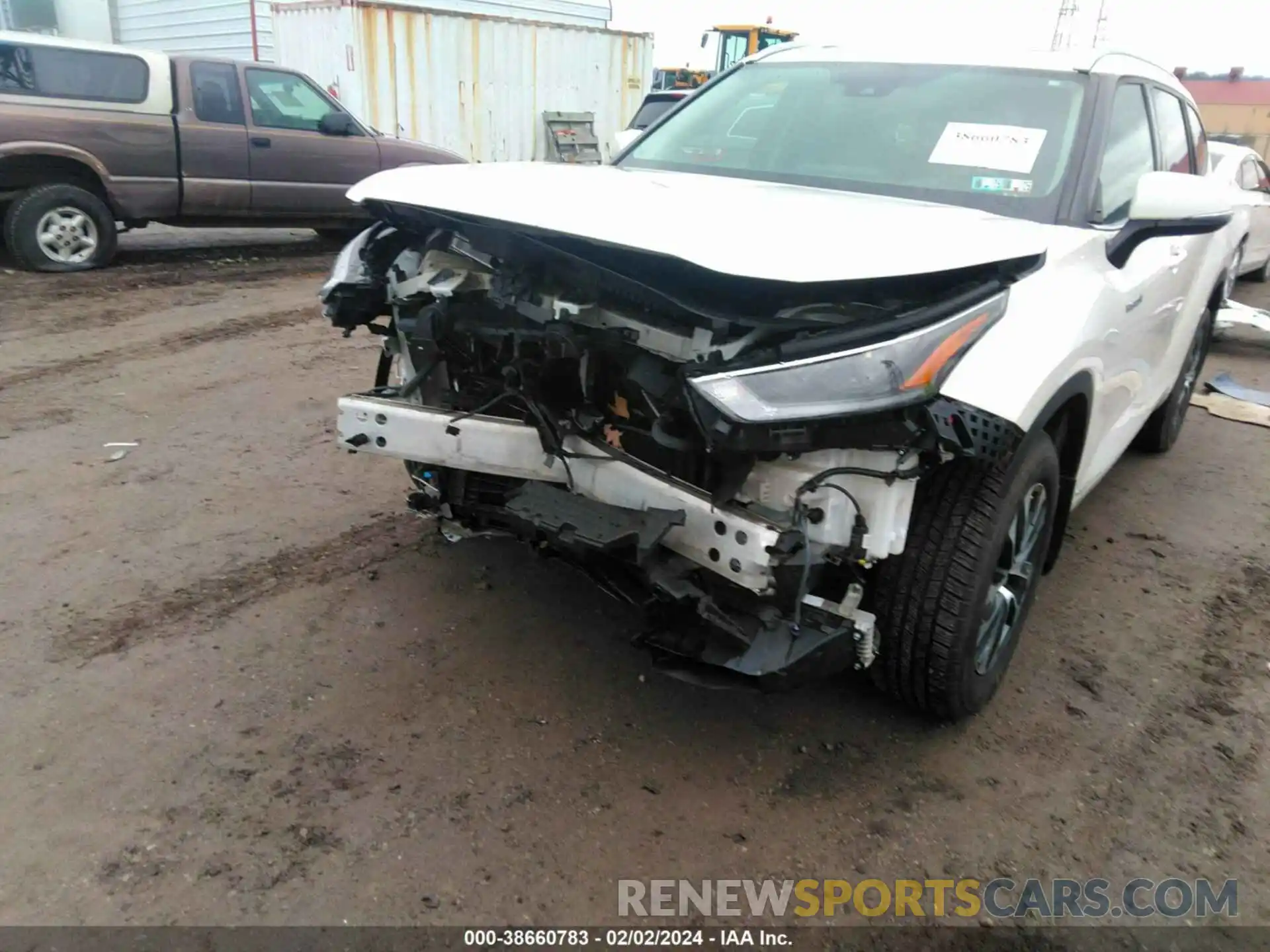 6 Photograph of a damaged car 5TDGBRCH7MS516003 TOYOTA HIGHLANDER 2021