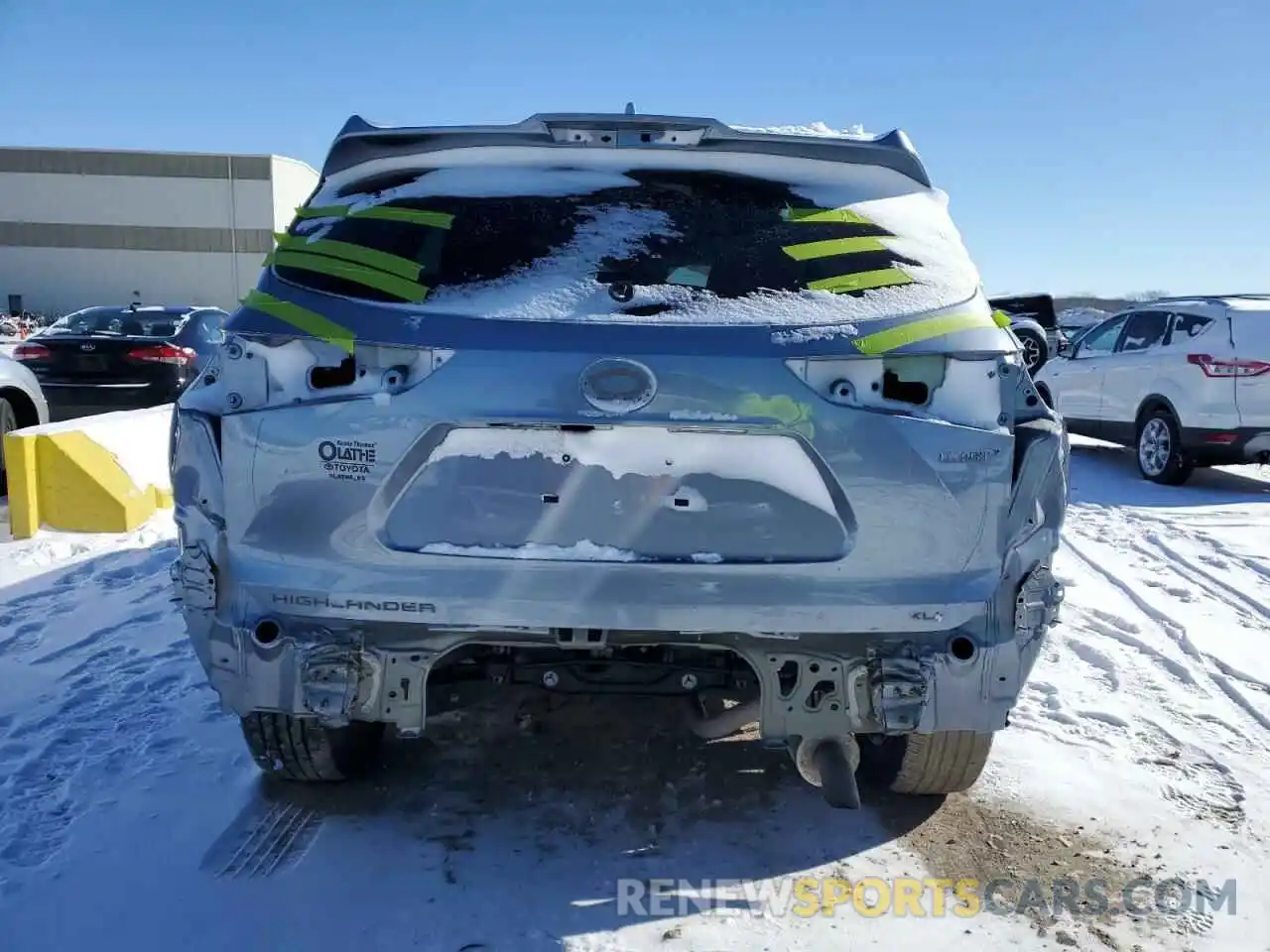 6 Photograph of a damaged car 5TDGBRCH9MS066614 TOYOTA HIGHLANDER 2021