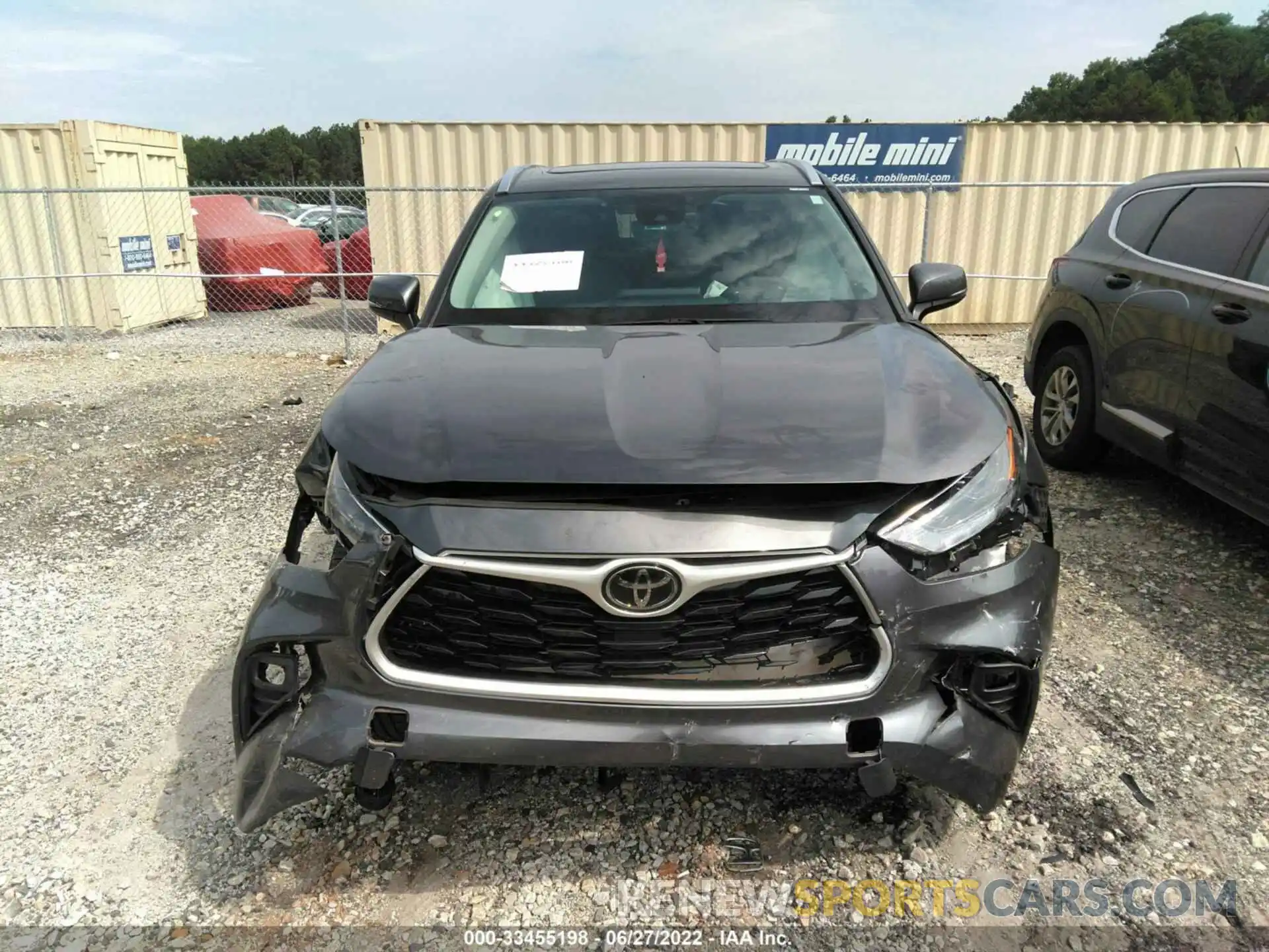 6 Photograph of a damaged car 5TDGZRAH0MS052759 TOYOTA HIGHLANDER 2021