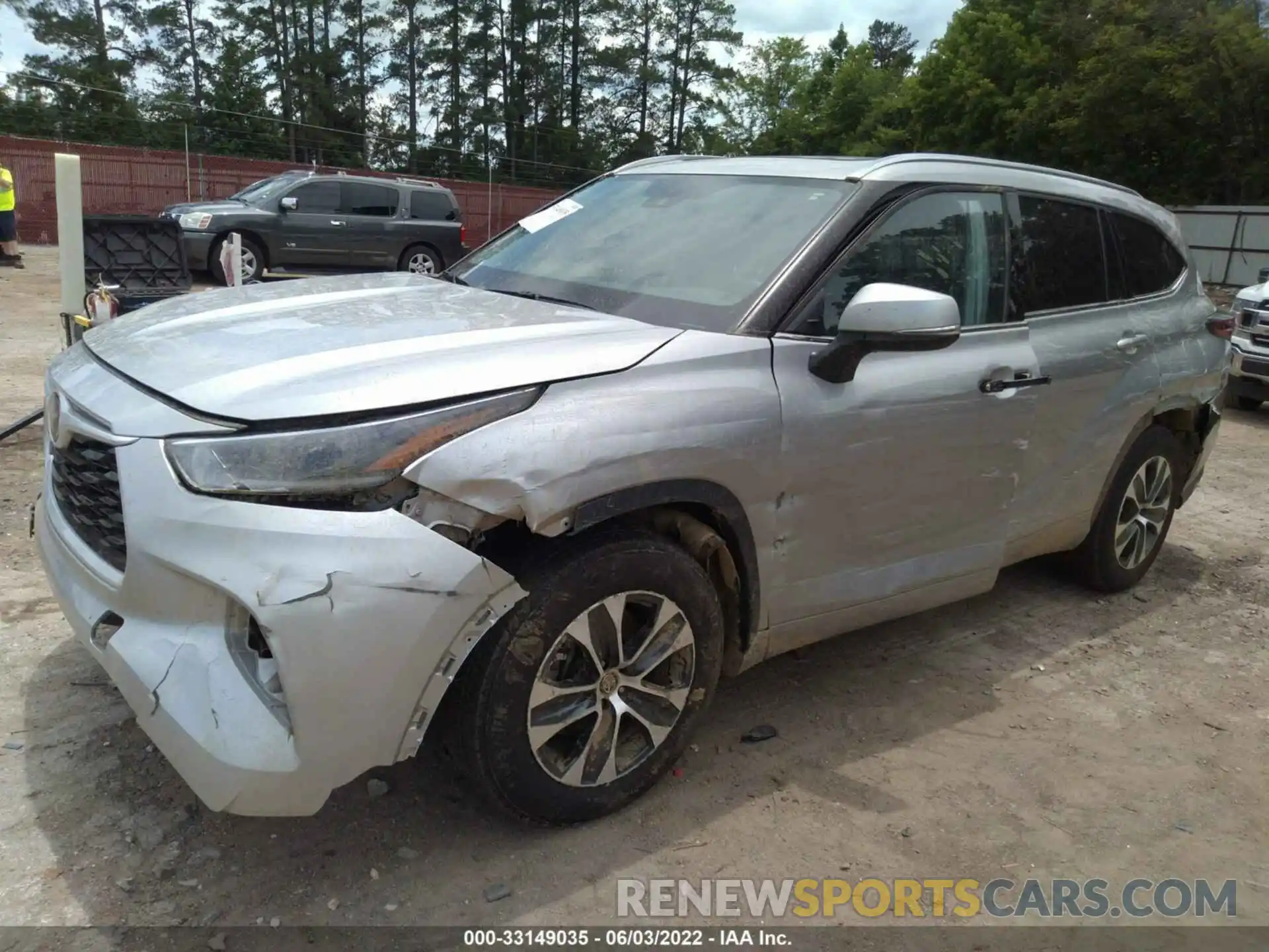 6 Photograph of a damaged car 5TDGZRAH0MS069996 TOYOTA HIGHLANDER 2021