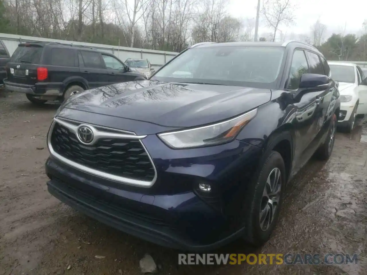 2 Photograph of a damaged car 5TDGZRAH0MS517119 TOYOTA HIGHLANDER 2021