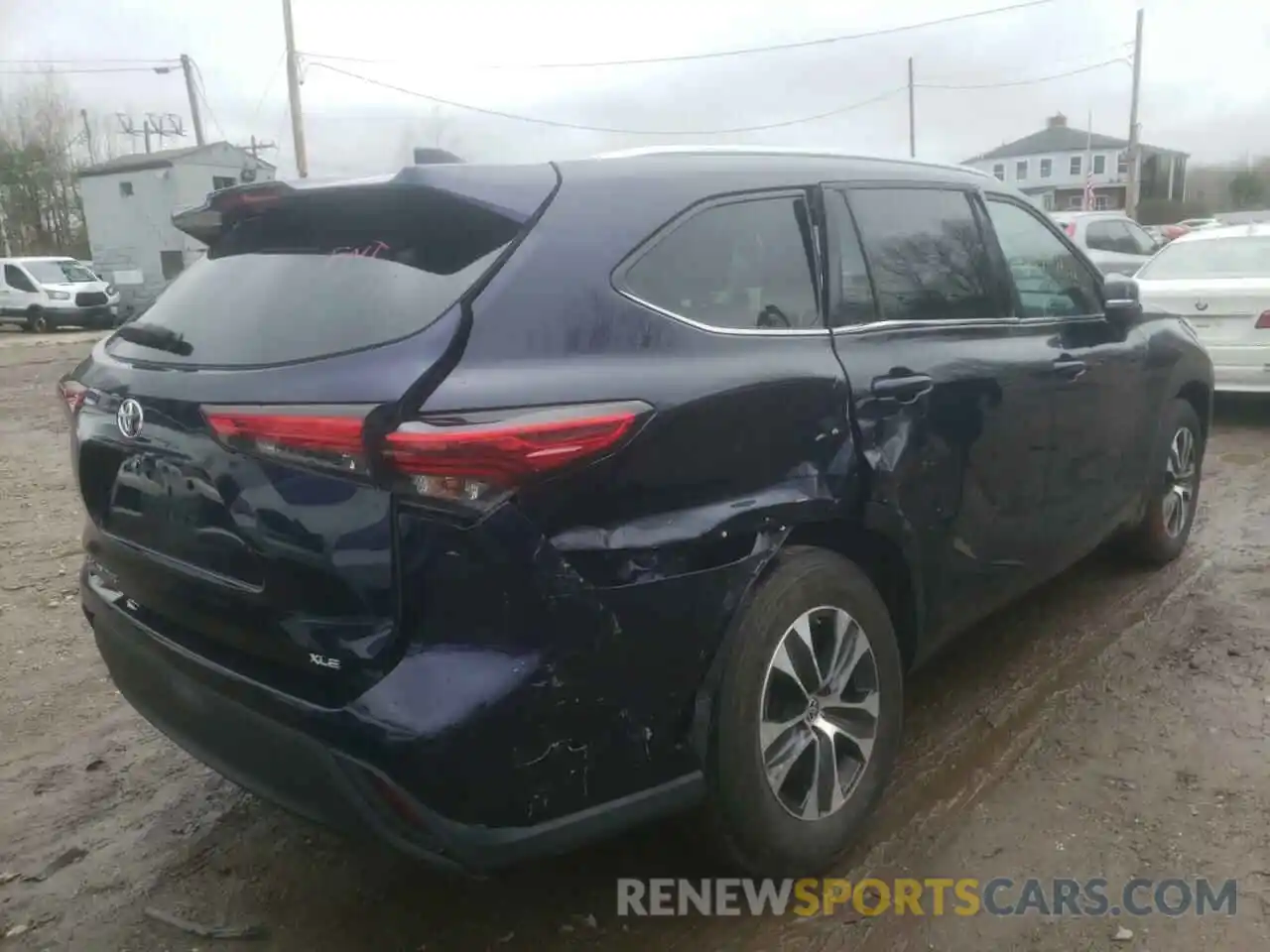 4 Photograph of a damaged car 5TDGZRAH0MS517119 TOYOTA HIGHLANDER 2021