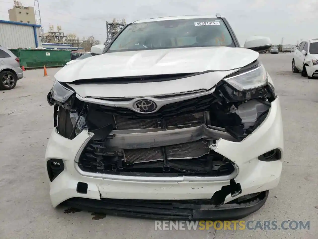 9 Photograph of a damaged car 5TDGZRAH0MS526354 TOYOTA HIGHLANDER 2021