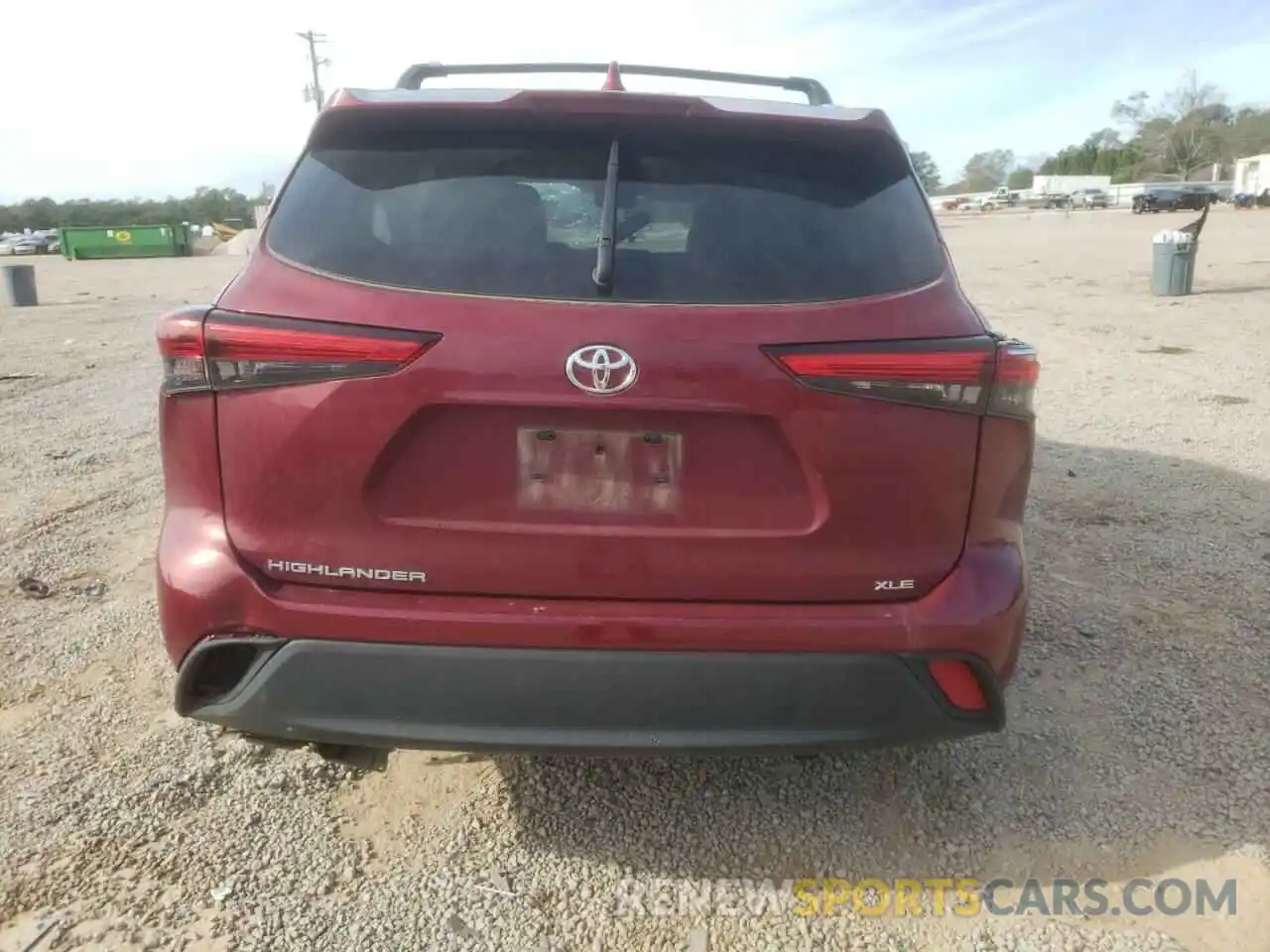 6 Photograph of a damaged car 5TDGZRAH0MS531487 TOYOTA HIGHLANDER 2021