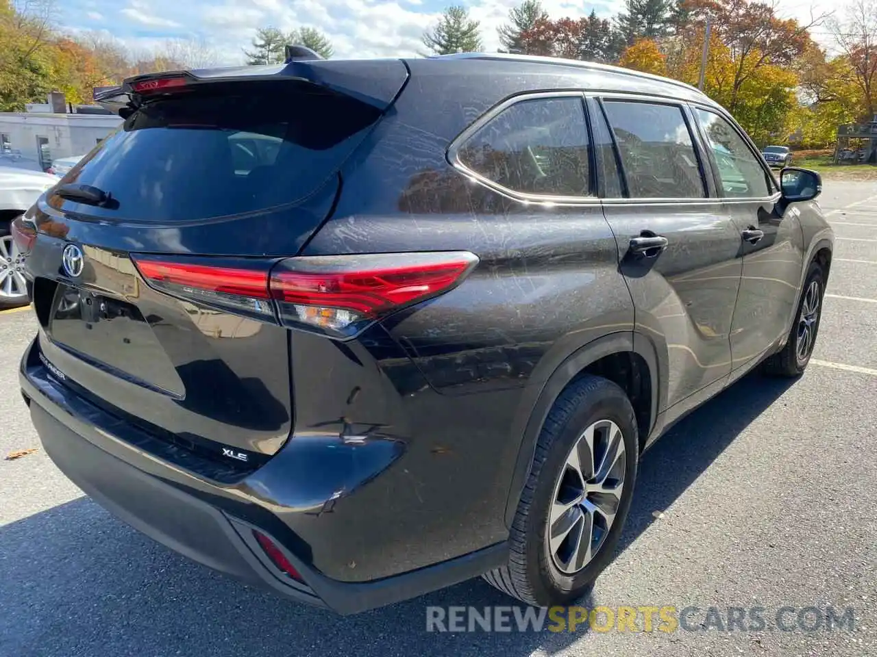 3 Photograph of a damaged car 5TDGZRAH1MS048154 TOYOTA HIGHLANDER 2021