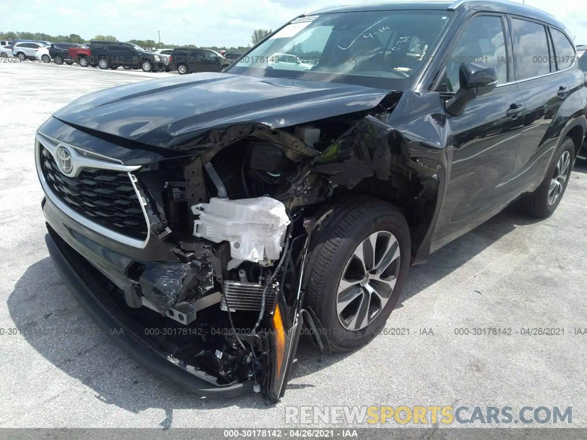 6 Photograph of a damaged car 5TDGZRAH1MS516190 TOYOTA HIGHLANDER 2021