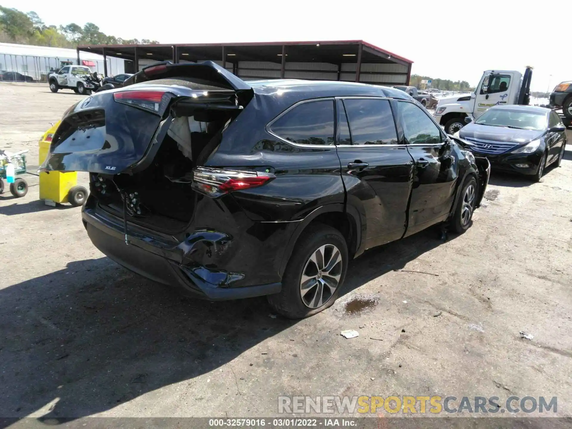 4 Фотография поврежденного автомобиля 5TDGZRAH1MS516626 TOYOTA HIGHLANDER 2021