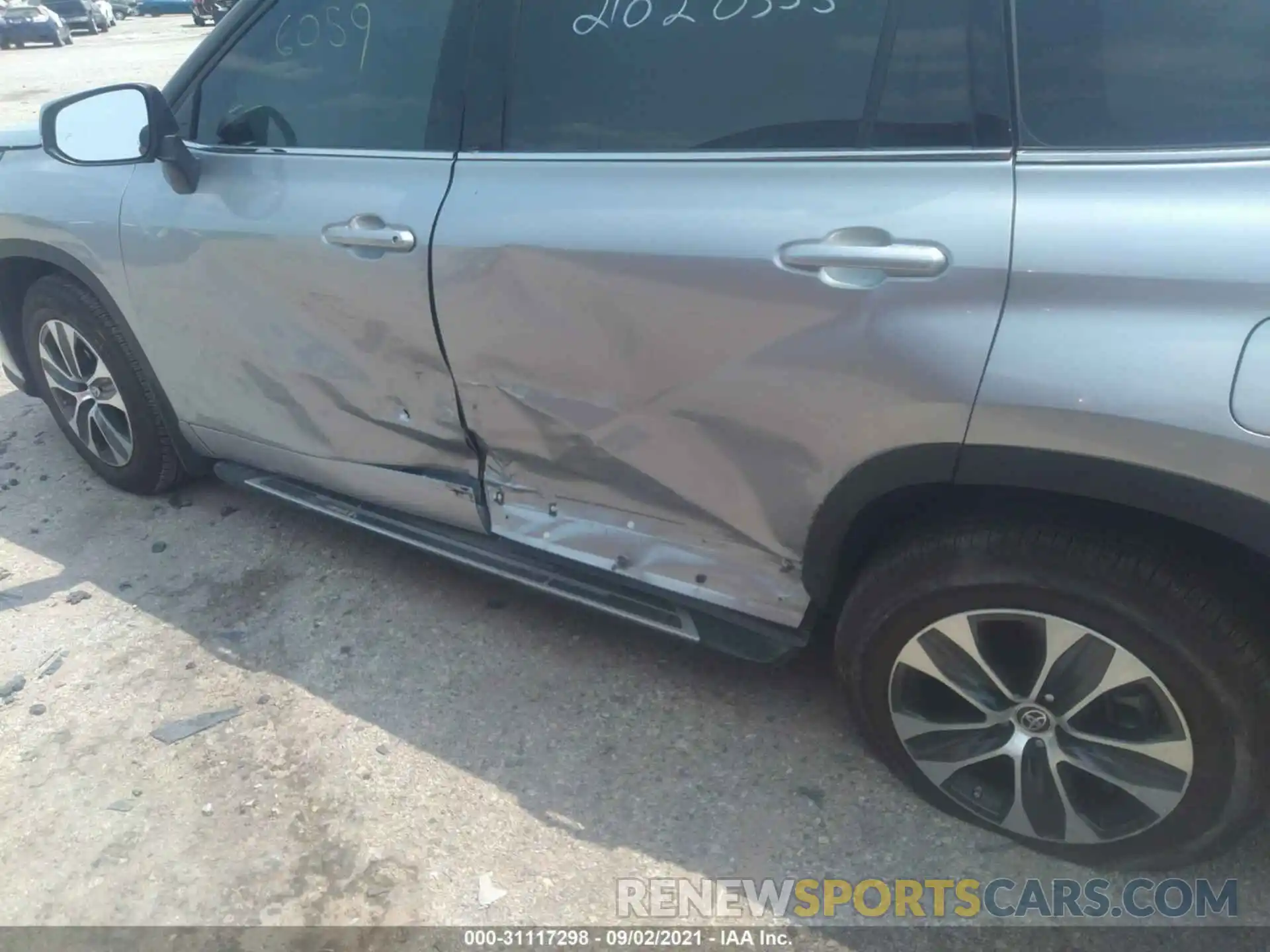 6 Photograph of a damaged car 5TDGZRAH1MS520045 TOYOTA HIGHLANDER 2021