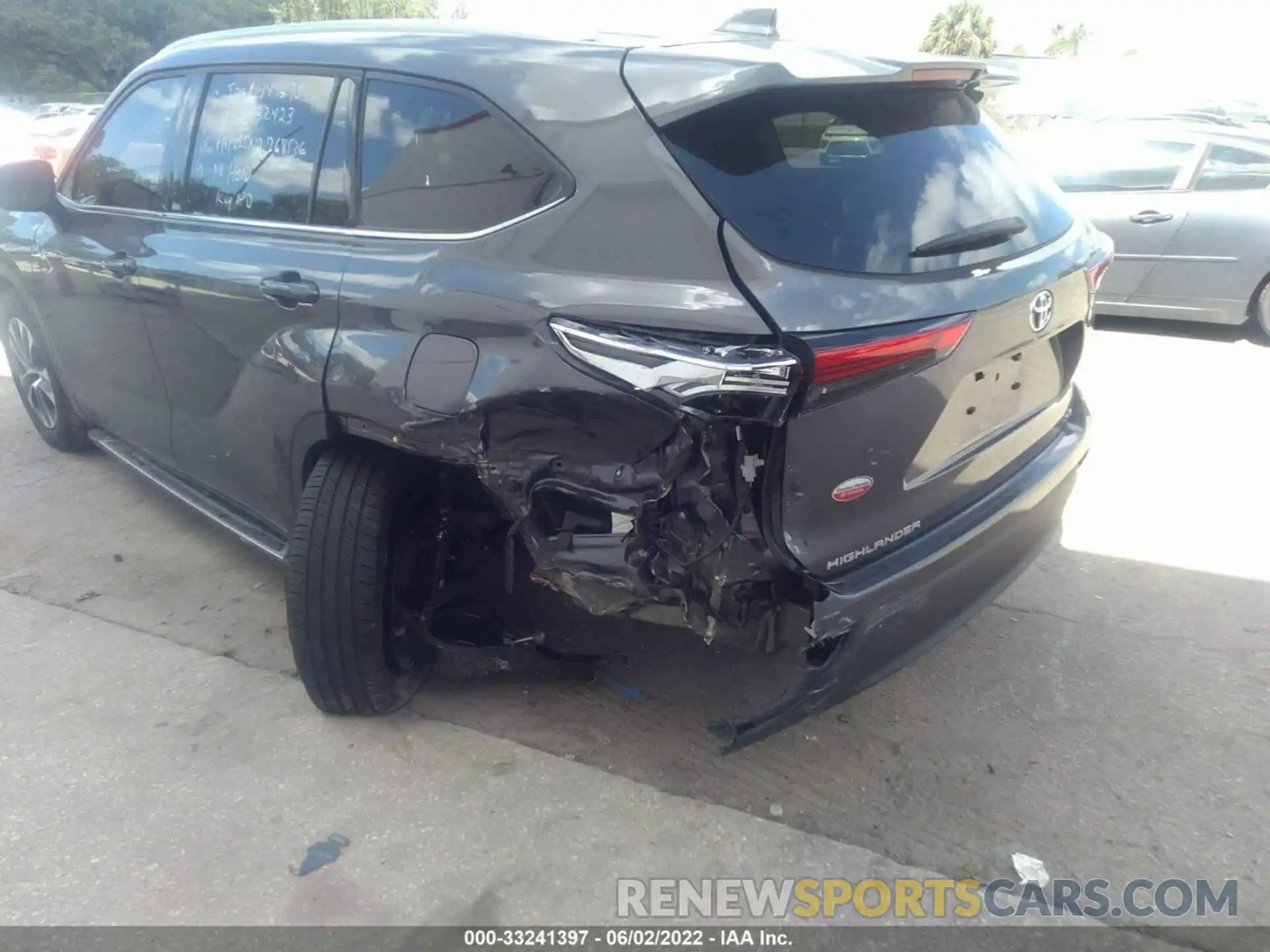 6 Photograph of a damaged car 5TDGZRAH1MS532423 TOYOTA HIGHLANDER 2021