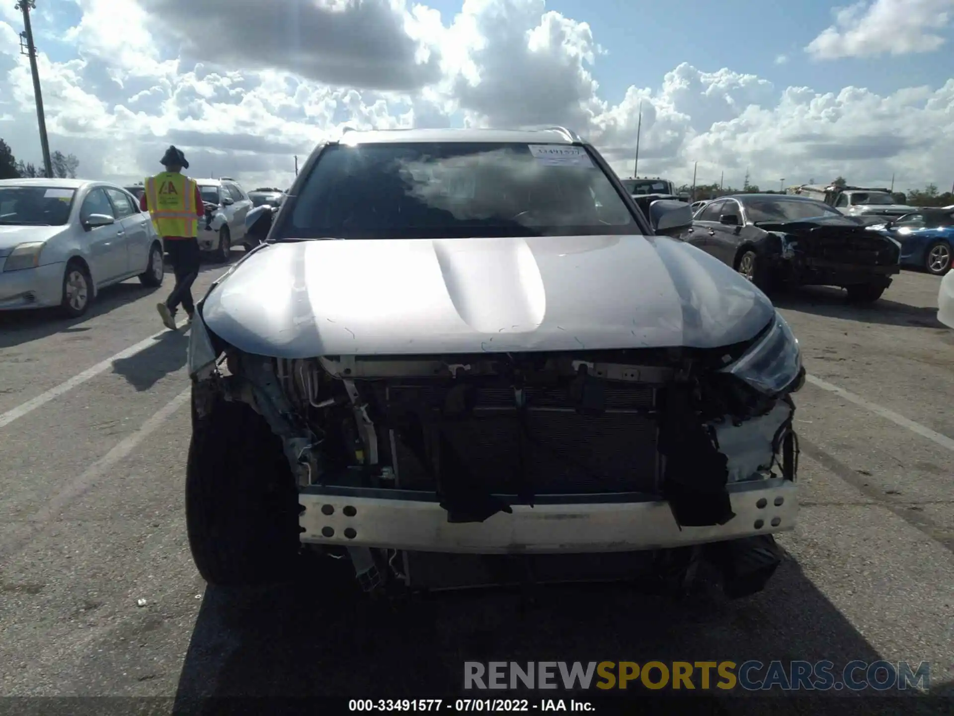 6 Photograph of a damaged car 5TDGZRAH1MS537881 TOYOTA HIGHLANDER 2021