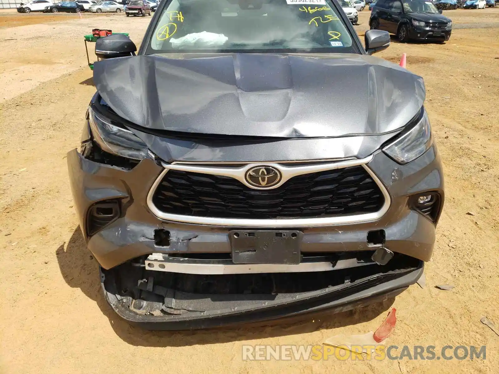 7 Photograph of a damaged car 5TDGZRAH2MS034666 TOYOTA HIGHLANDER 2021