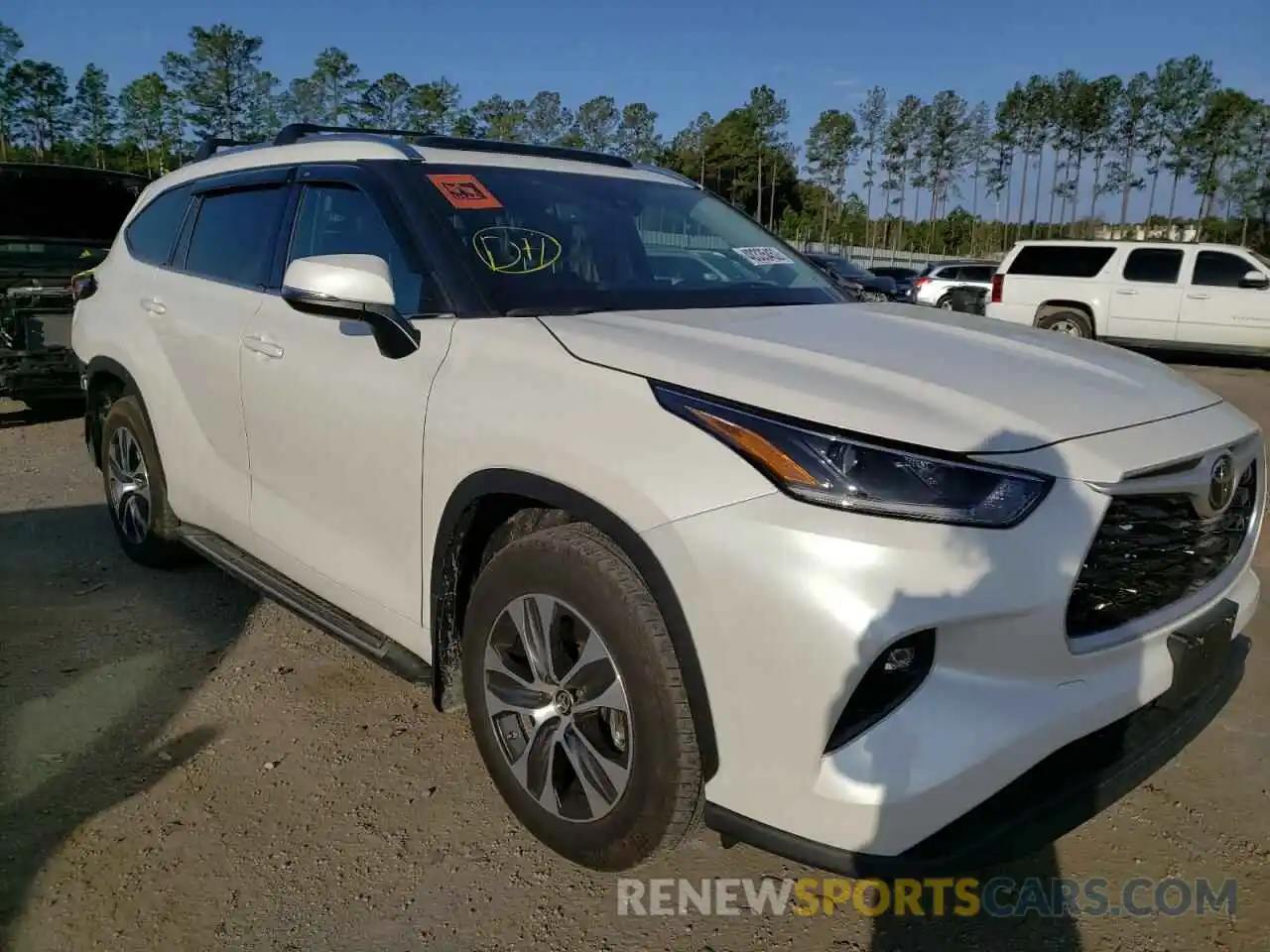 1 Photograph of a damaged car 5TDGZRAH2MS076769 TOYOTA HIGHLANDER 2021