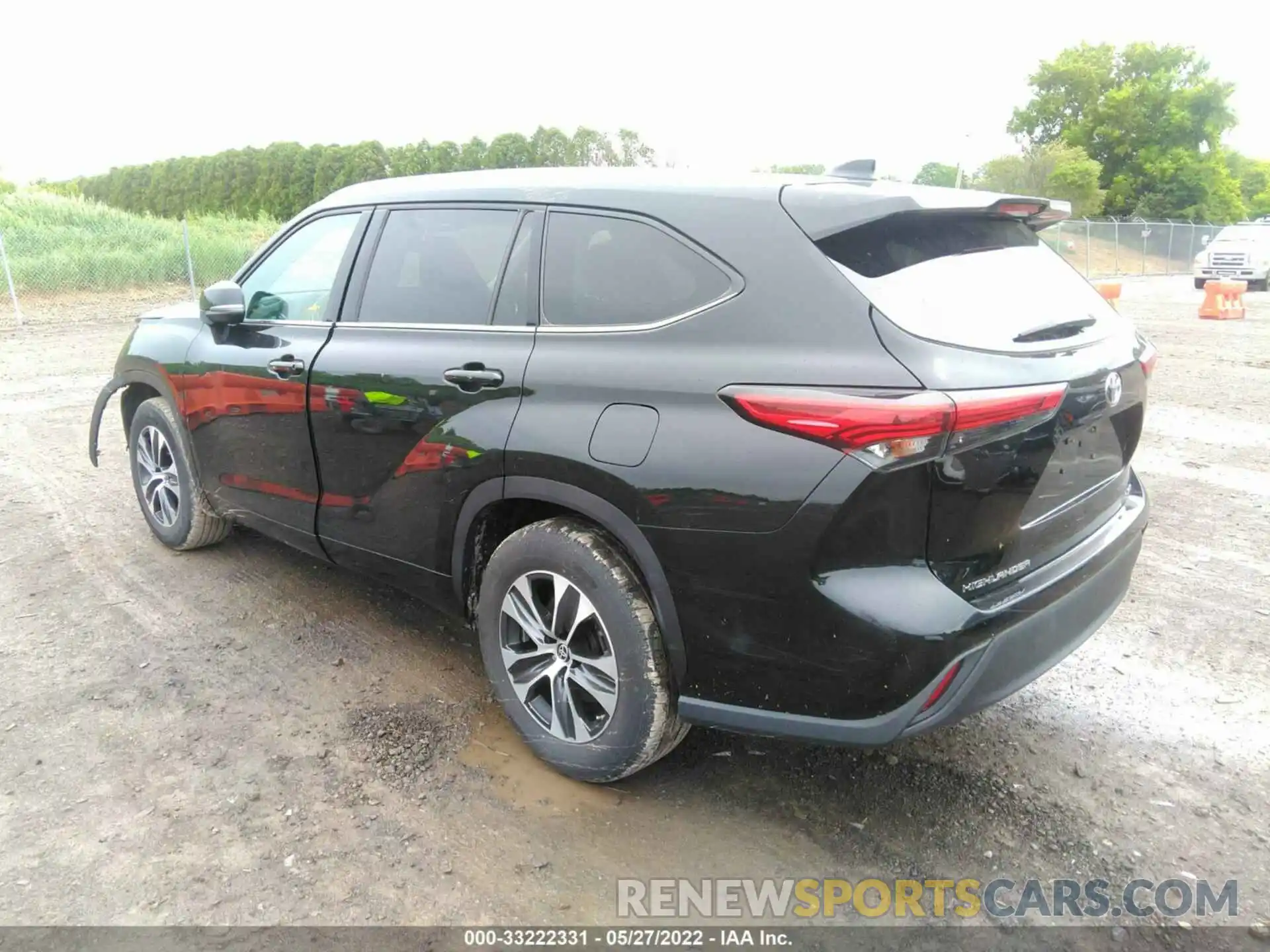 3 Photograph of a damaged car 5TDGZRAH2MS517056 TOYOTA HIGHLANDER 2021