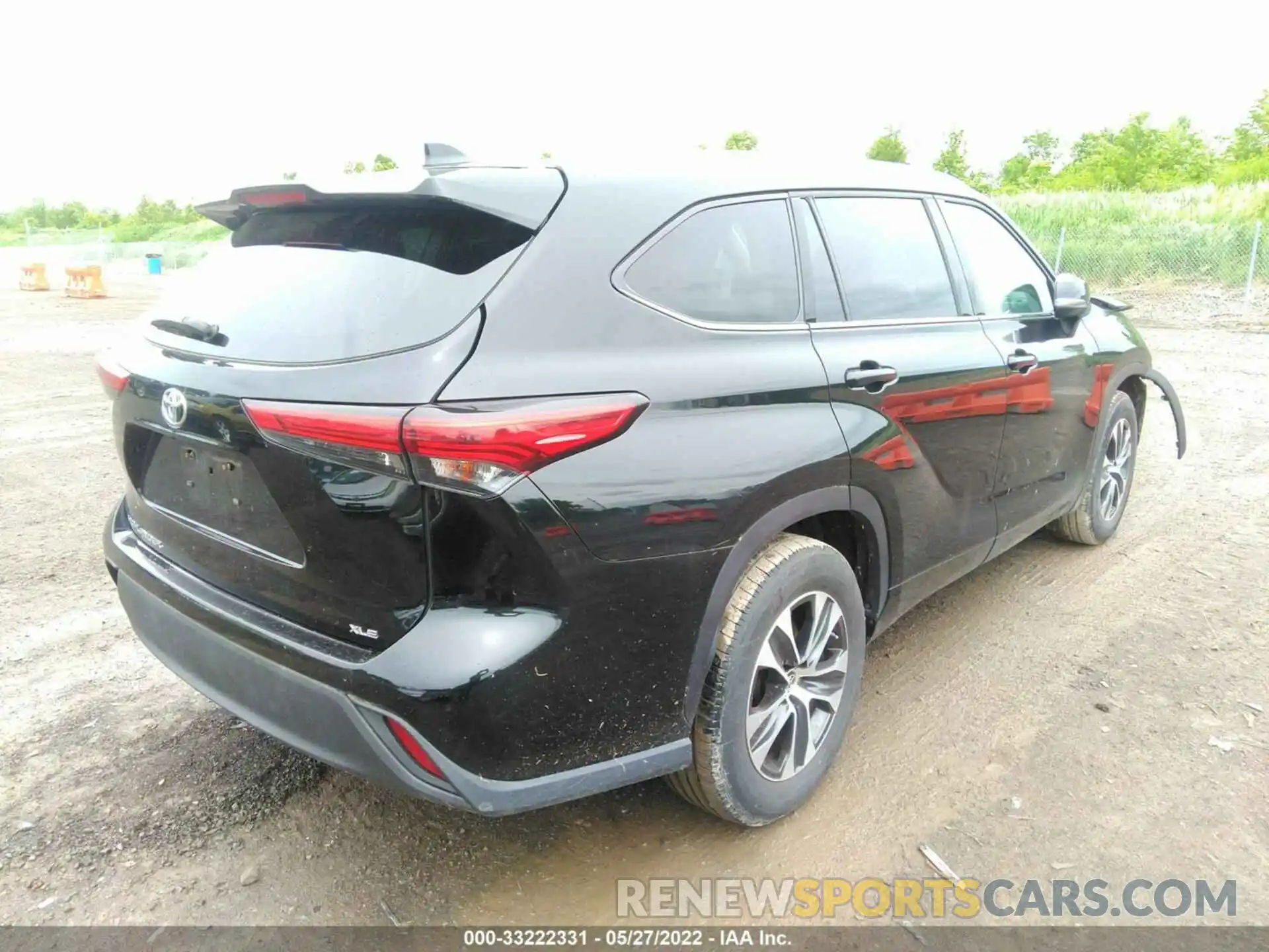 4 Photograph of a damaged car 5TDGZRAH2MS517056 TOYOTA HIGHLANDER 2021