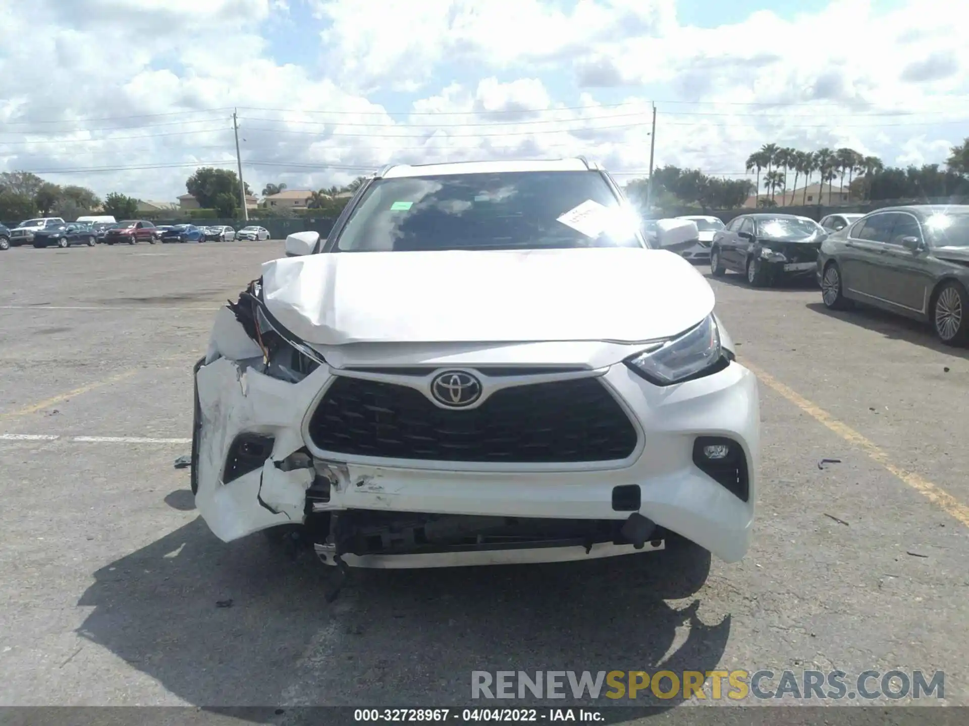 6 Photograph of a damaged car 5TDGZRAH2MS529711 TOYOTA HIGHLANDER 2021