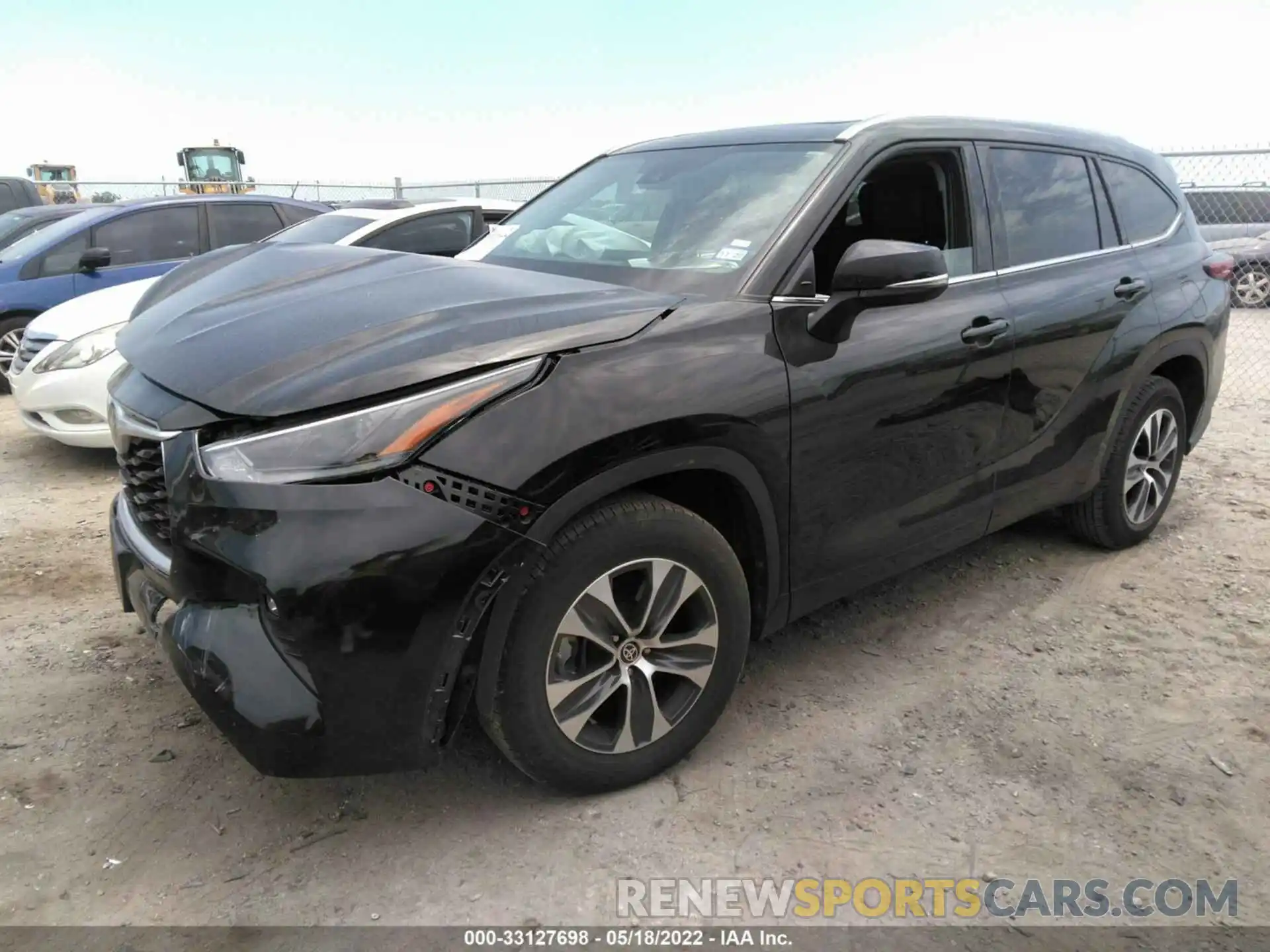 2 Photograph of a damaged car 5TDGZRAH3MS042565 TOYOTA HIGHLANDER 2021