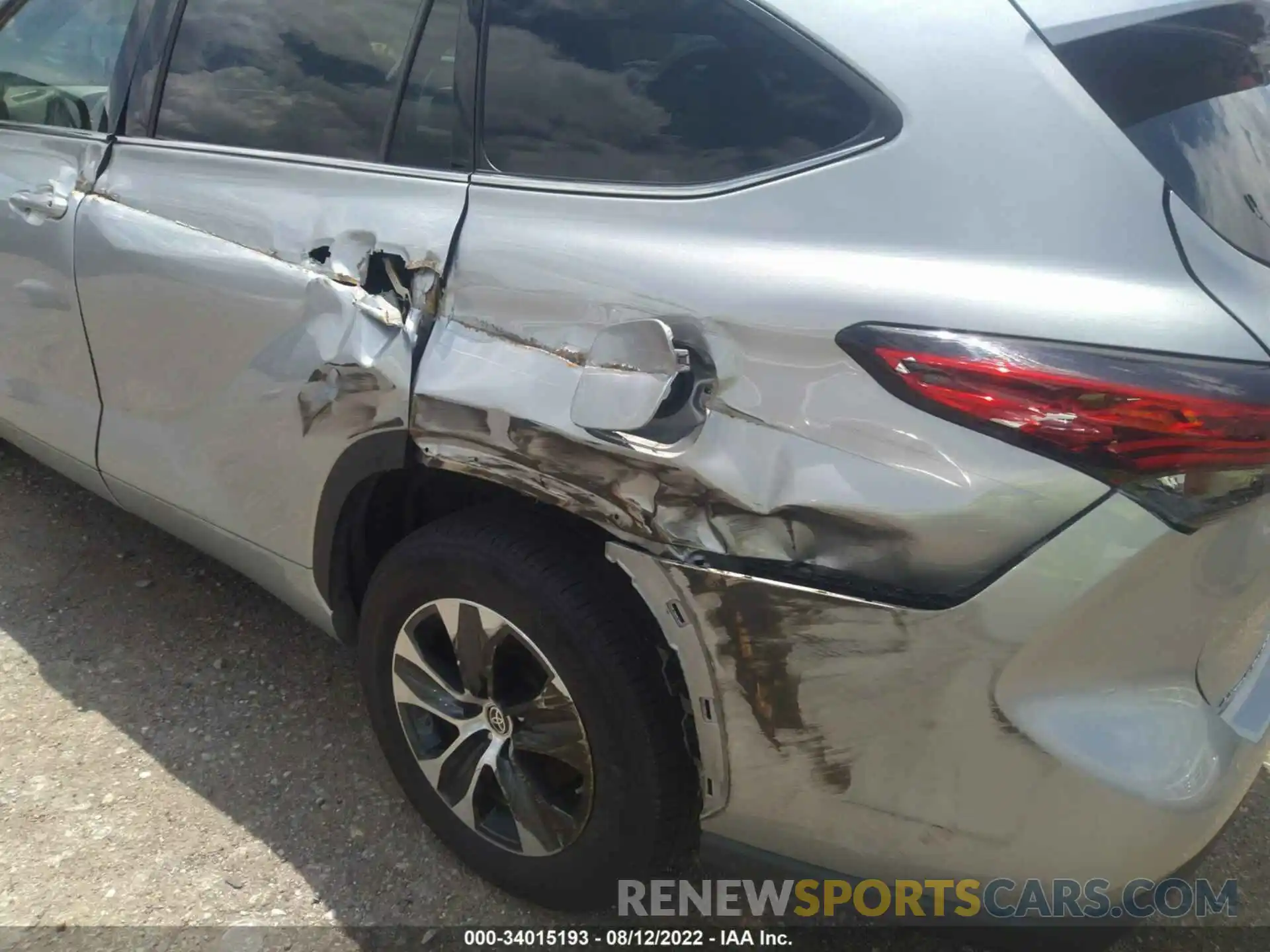 6 Photograph of a damaged car 5TDGZRAH3MS515820 TOYOTA HIGHLANDER 2021