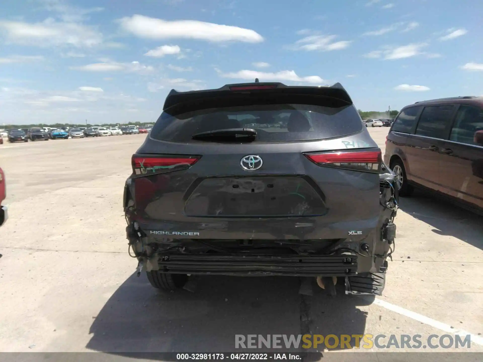 6 Photograph of a damaged car 5TDGZRAH4MS040159 TOYOTA HIGHLANDER 2021