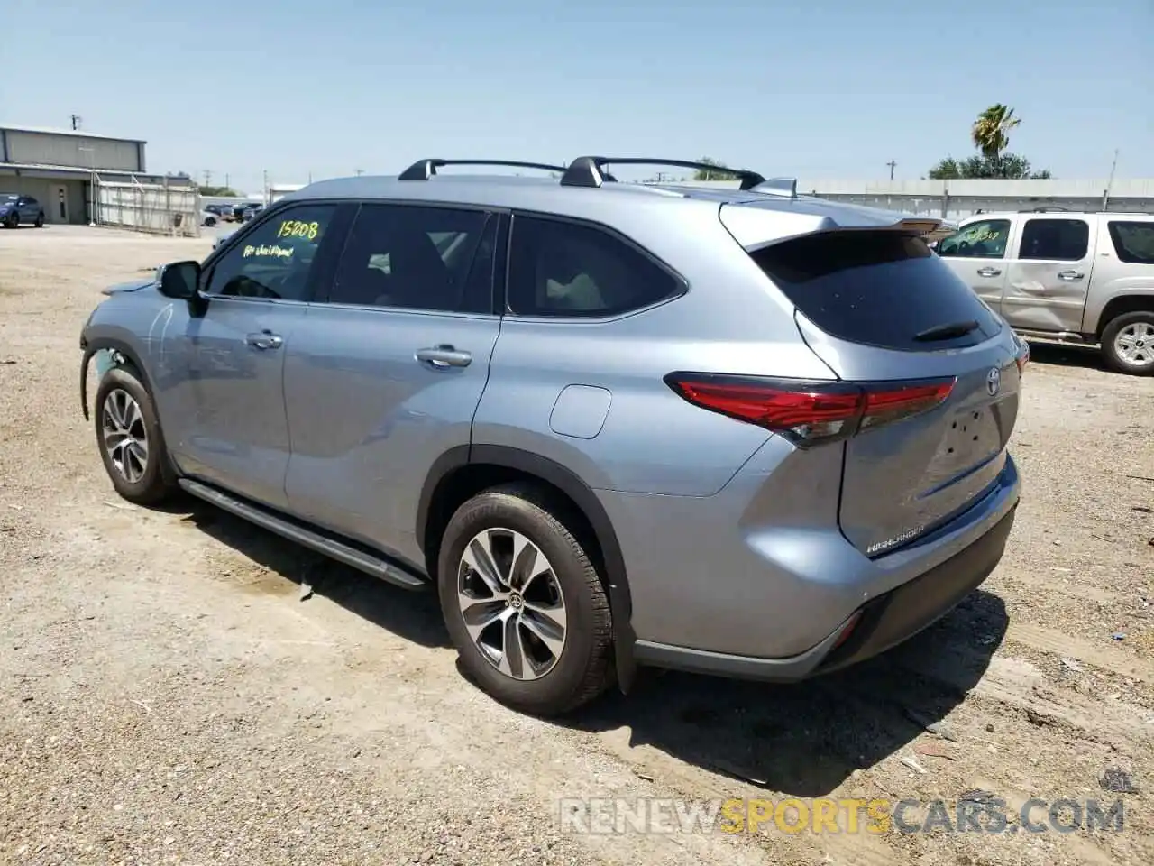 3 Photograph of a damaged car 5TDGZRAH4MS048004 TOYOTA HIGHLANDER 2021