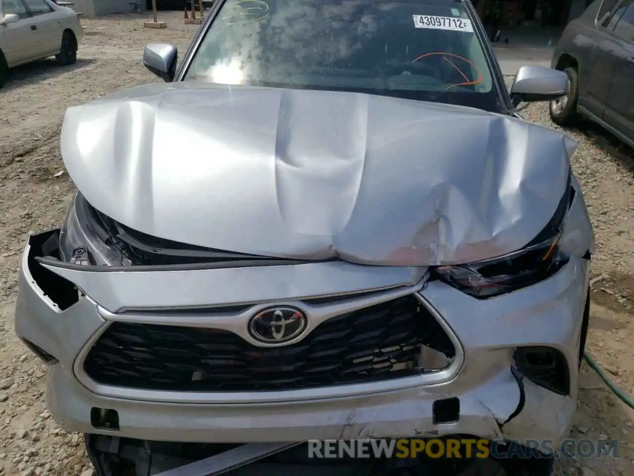 7 Photograph of a damaged car 5TDGZRAH4MS080032 TOYOTA HIGHLANDER 2021