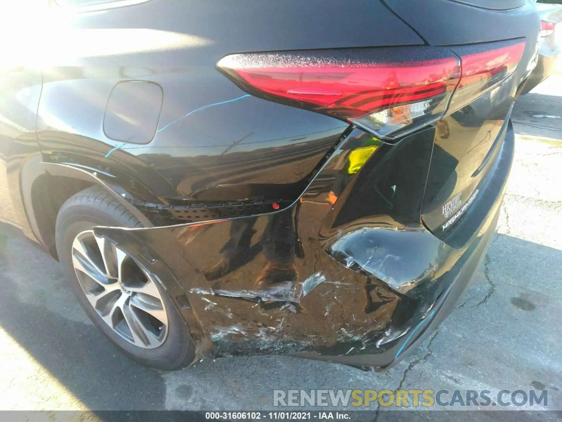 6 Photograph of a damaged car 5TDGZRAH5MS051641 TOYOTA HIGHLANDER 2021