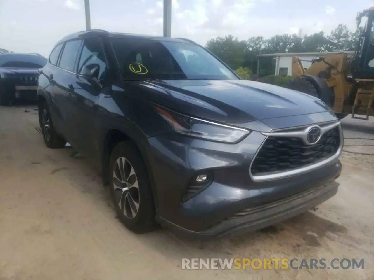 1 Photograph of a damaged car 5TDGZRAH5MS514846 TOYOTA HIGHLANDER 2021