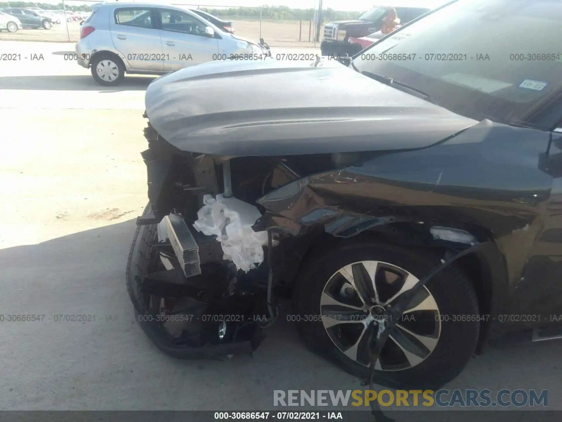 6 Photograph of a damaged car 5TDGZRAH5MS514863 TOYOTA HIGHLANDER 2021