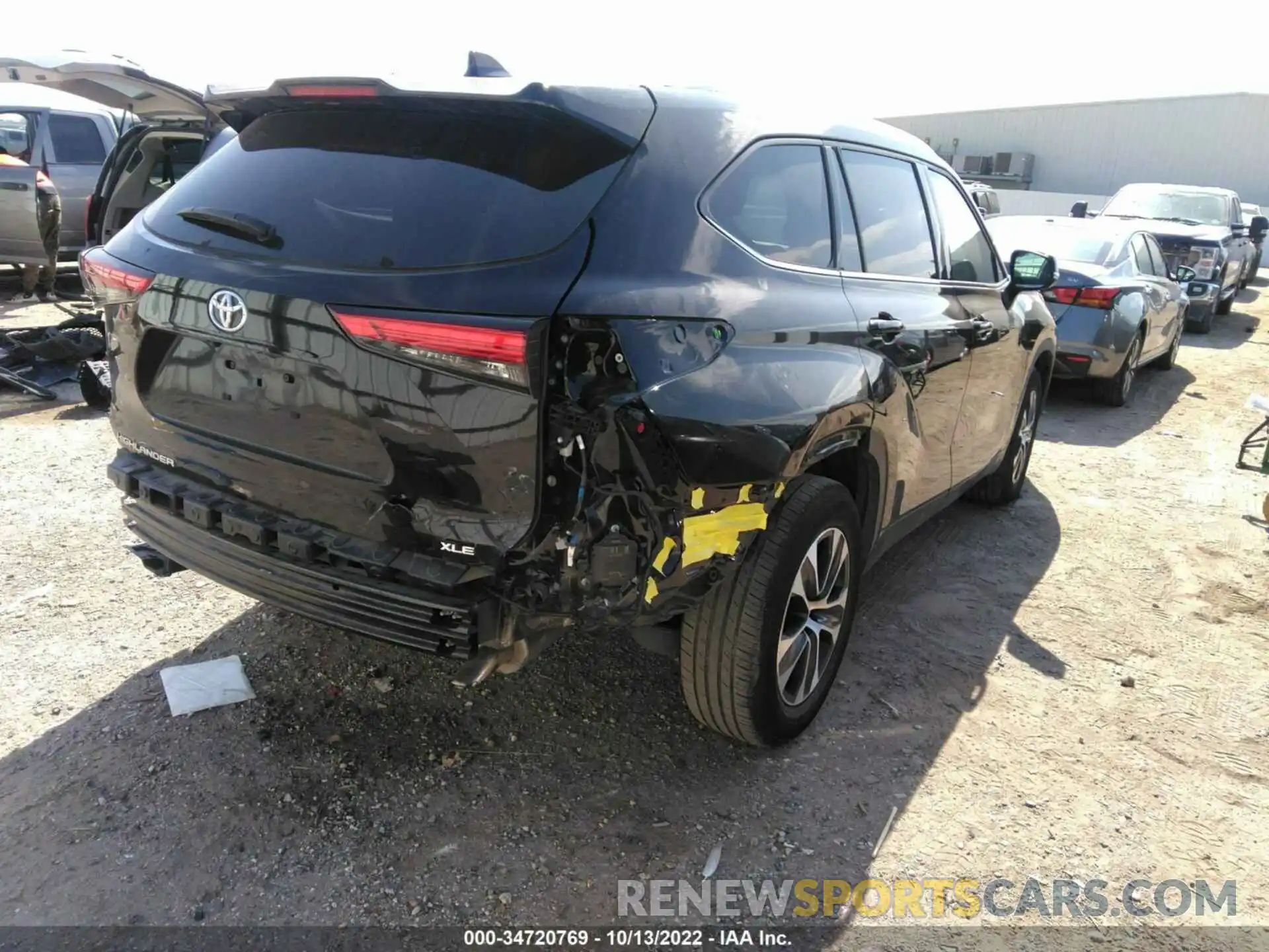 6 Фотография поврежденного автомобиля 5TDGZRAH5MS516922 TOYOTA HIGHLANDER 2021