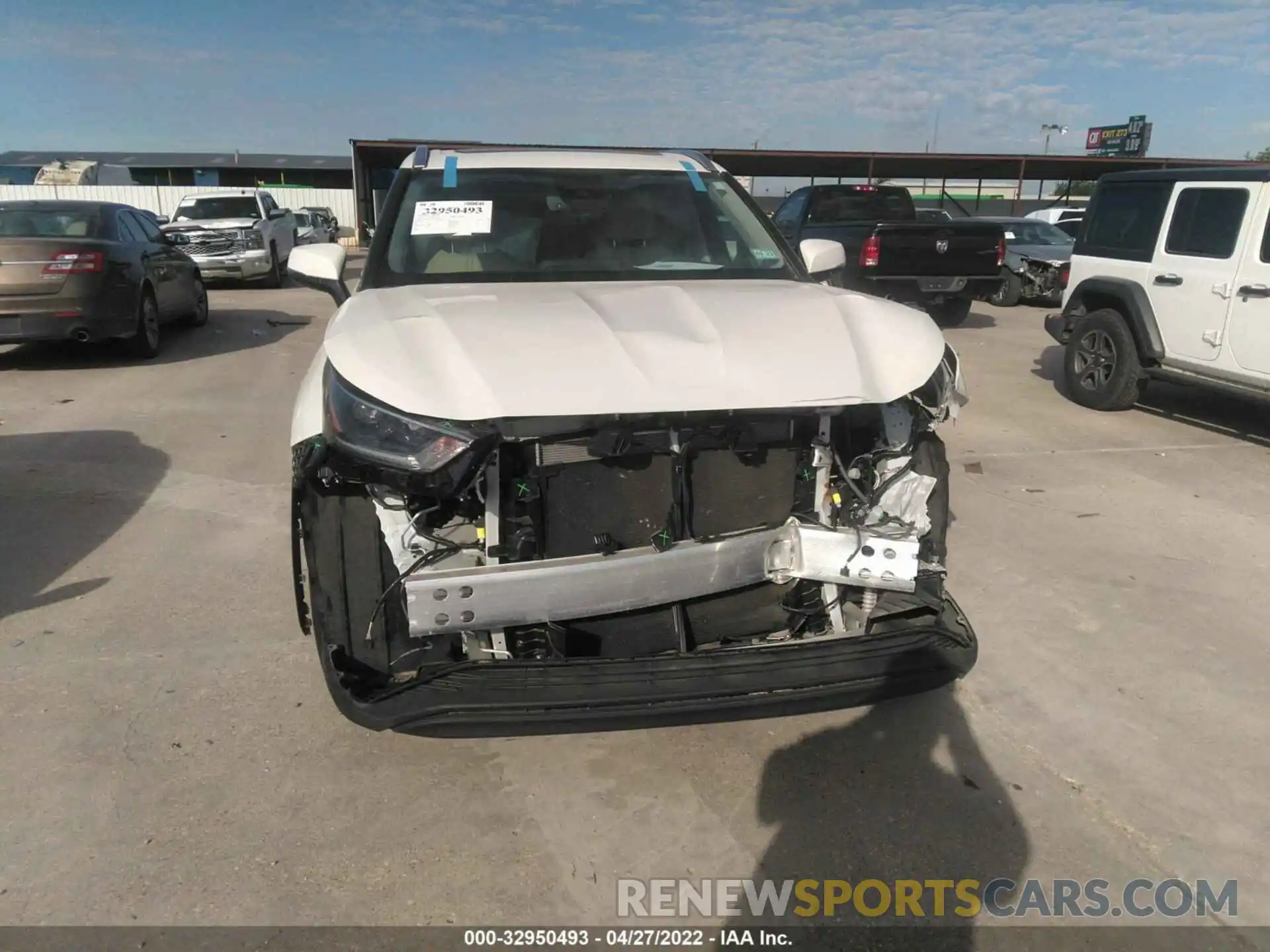 6 Photograph of a damaged car 5TDGZRAH5MS520114 TOYOTA HIGHLANDER 2021