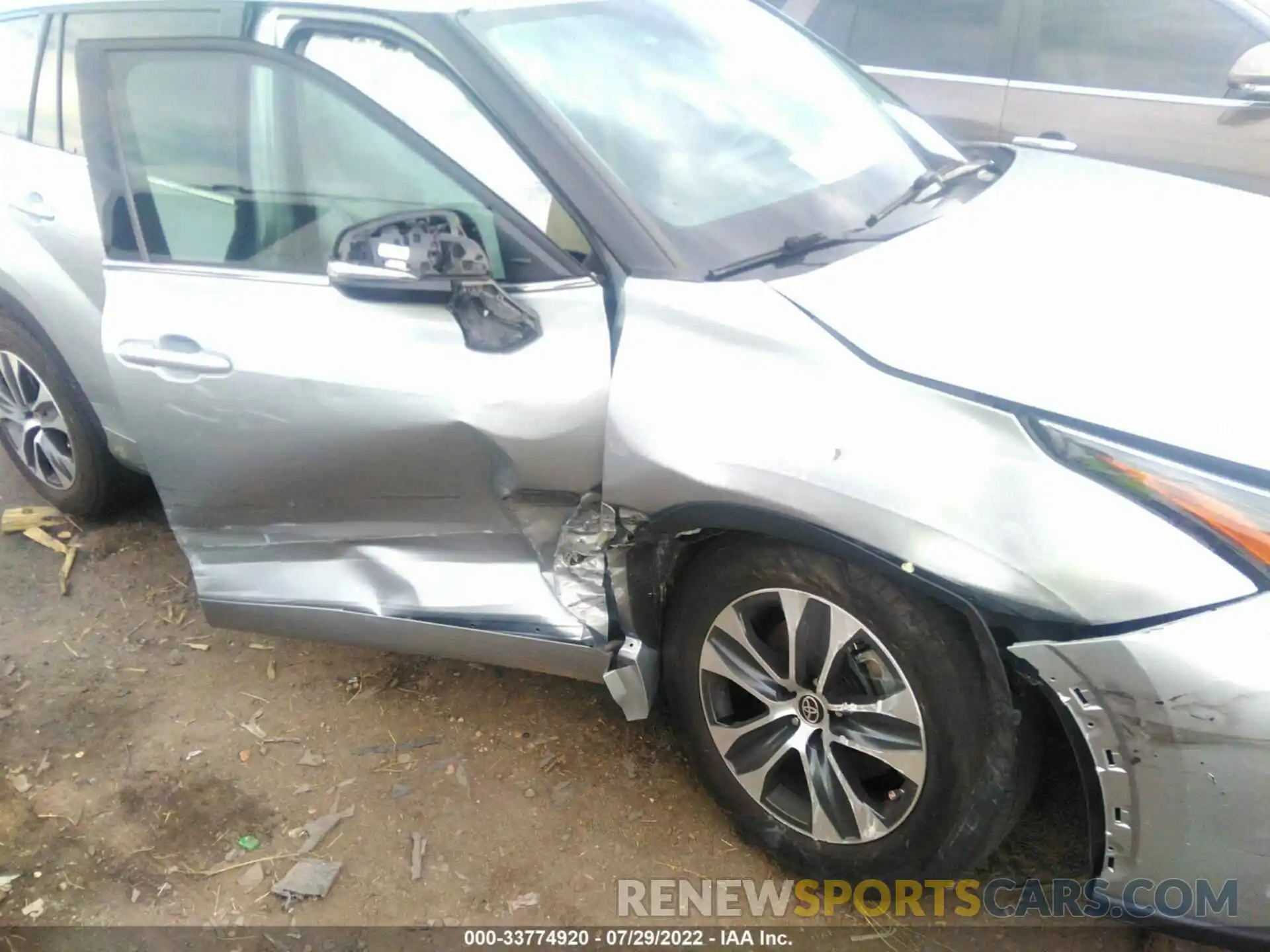 6 Photograph of a damaged car 5TDGZRAH6MS050269 TOYOTA HIGHLANDER 2021