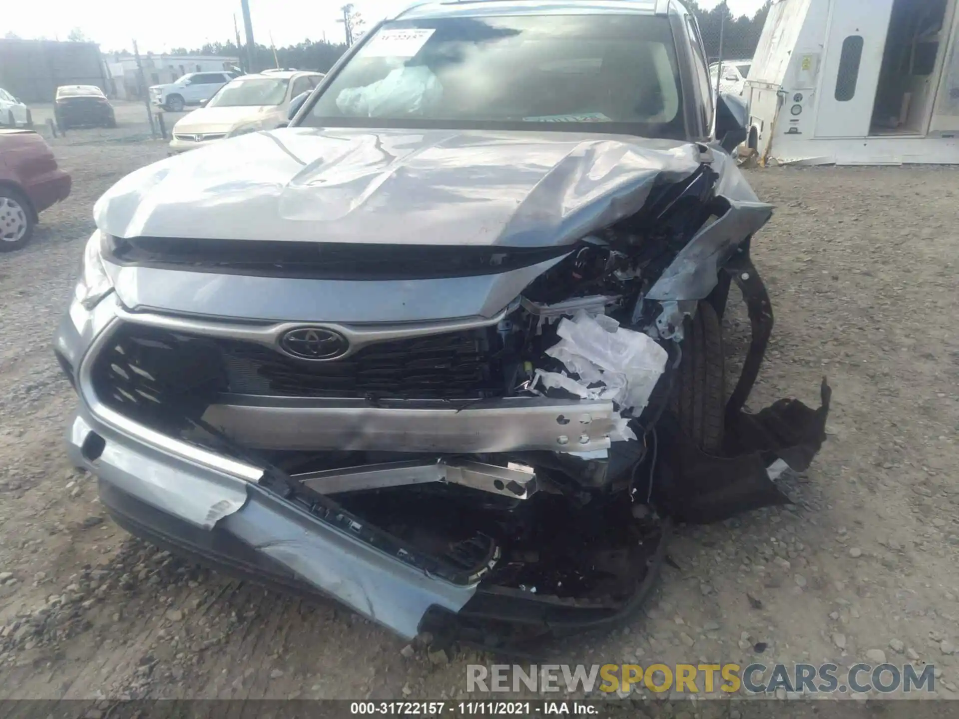 6 Photograph of a damaged car 5TDGZRAH7MS070899 TOYOTA HIGHLANDER 2021