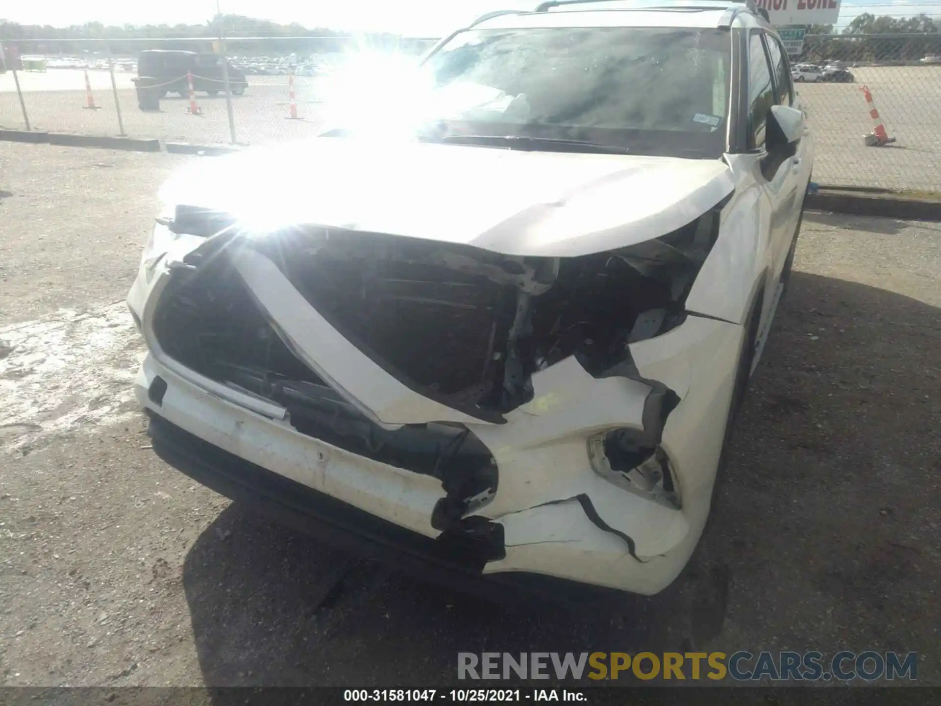 6 Photograph of a damaged car 5TDGZRAH7MS072166 TOYOTA HIGHLANDER 2021