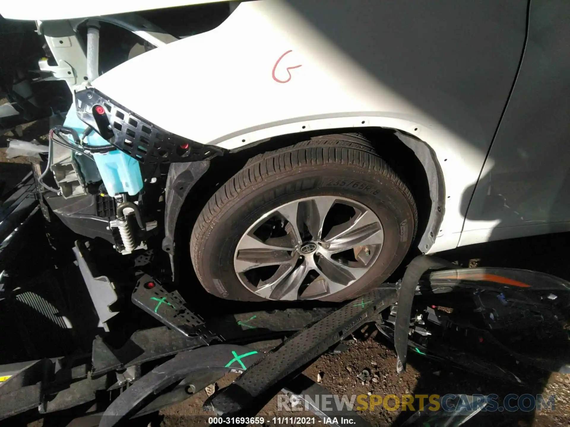 12 Photograph of a damaged car 5TDGZRAH7MS518574 TOYOTA HIGHLANDER 2021