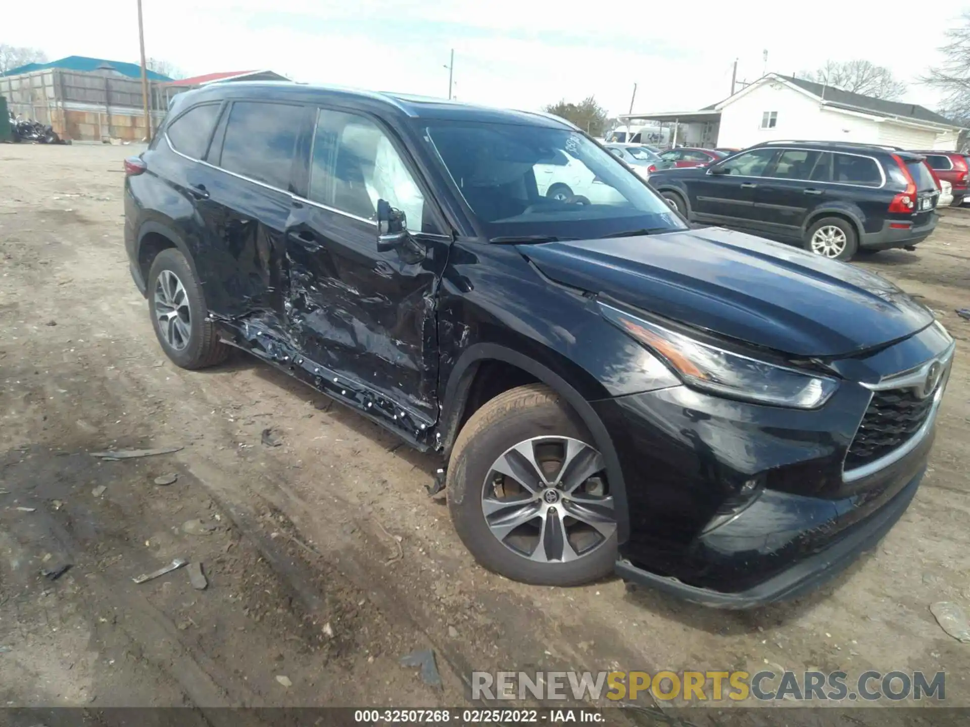 1 Photograph of a damaged car 5TDGZRAH7MS519658 TOYOTA HIGHLANDER 2021