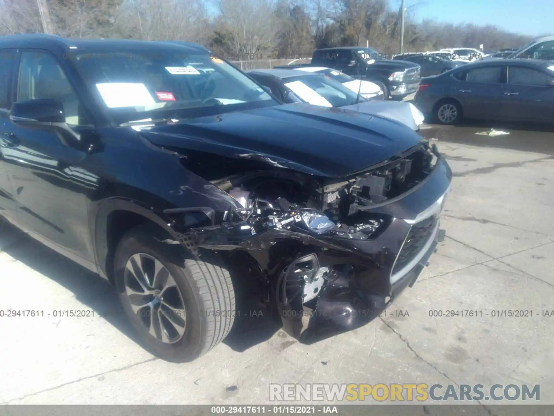 6 Photograph of a damaged car 5TDGZRAH8MS040763 TOYOTA HIGHLANDER 2021