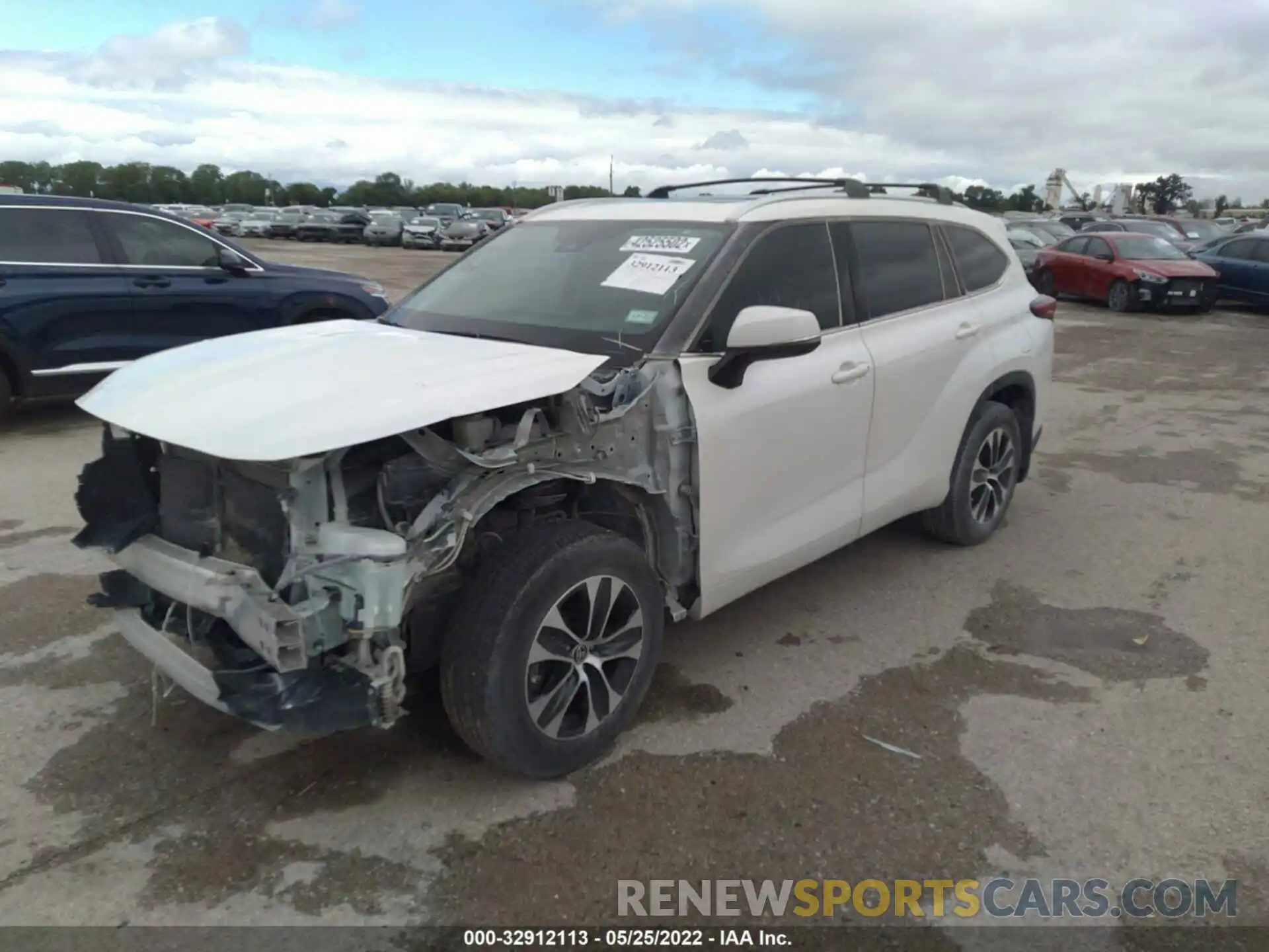 2 Фотография поврежденного автомобиля 5TDGZRAH8MS040889 TOYOTA HIGHLANDER 2021