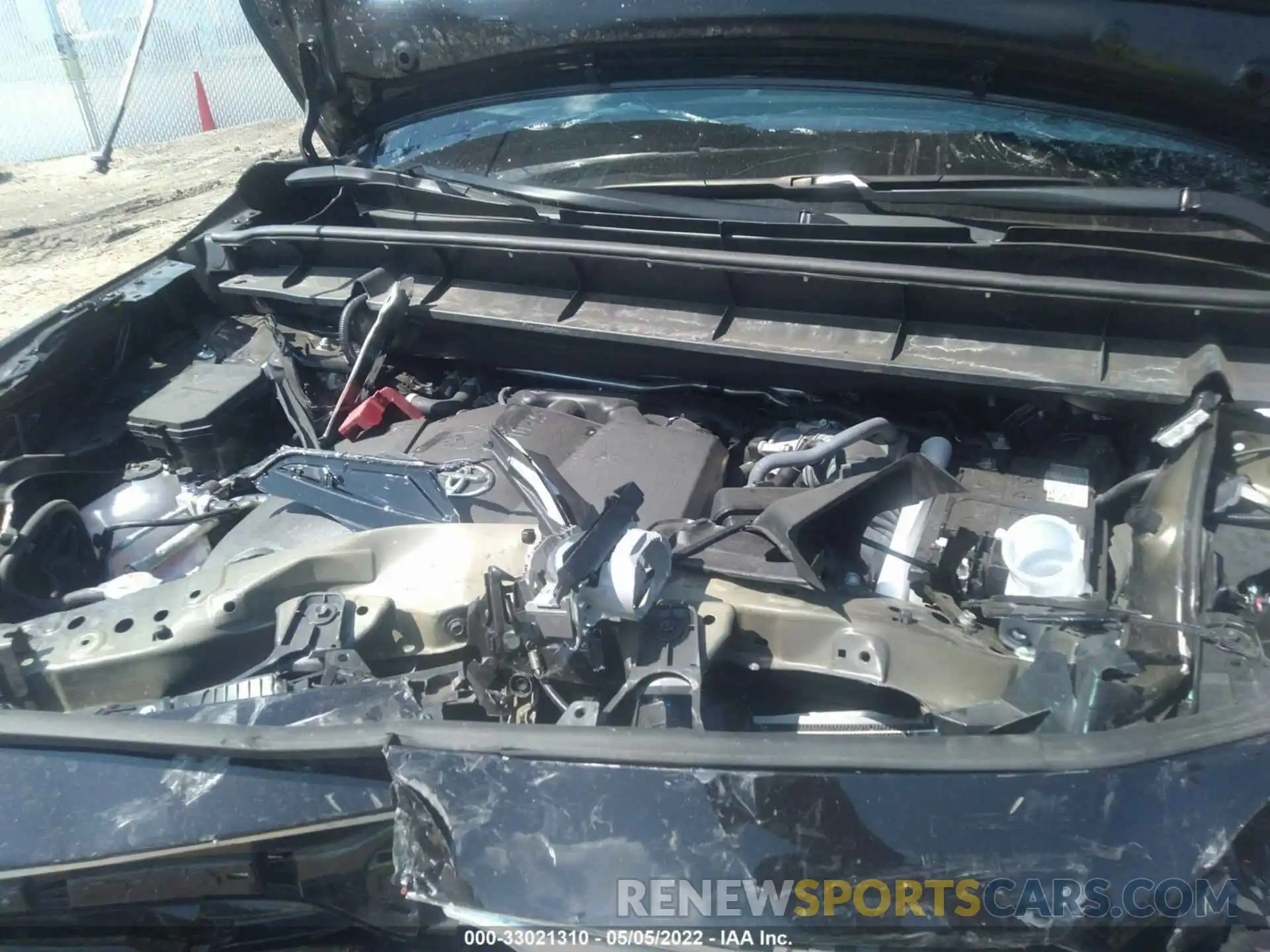 10 Photograph of a damaged car 5TDGZRAH8MS041220 TOYOTA HIGHLANDER 2021