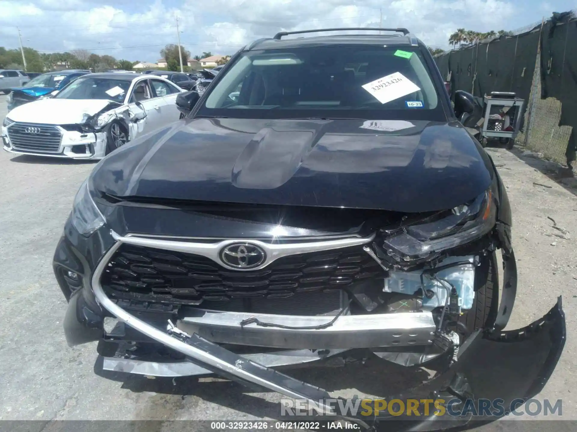 6 Photograph of a damaged car 5TDGZRAH8MS537201 TOYOTA HIGHLANDER 2021