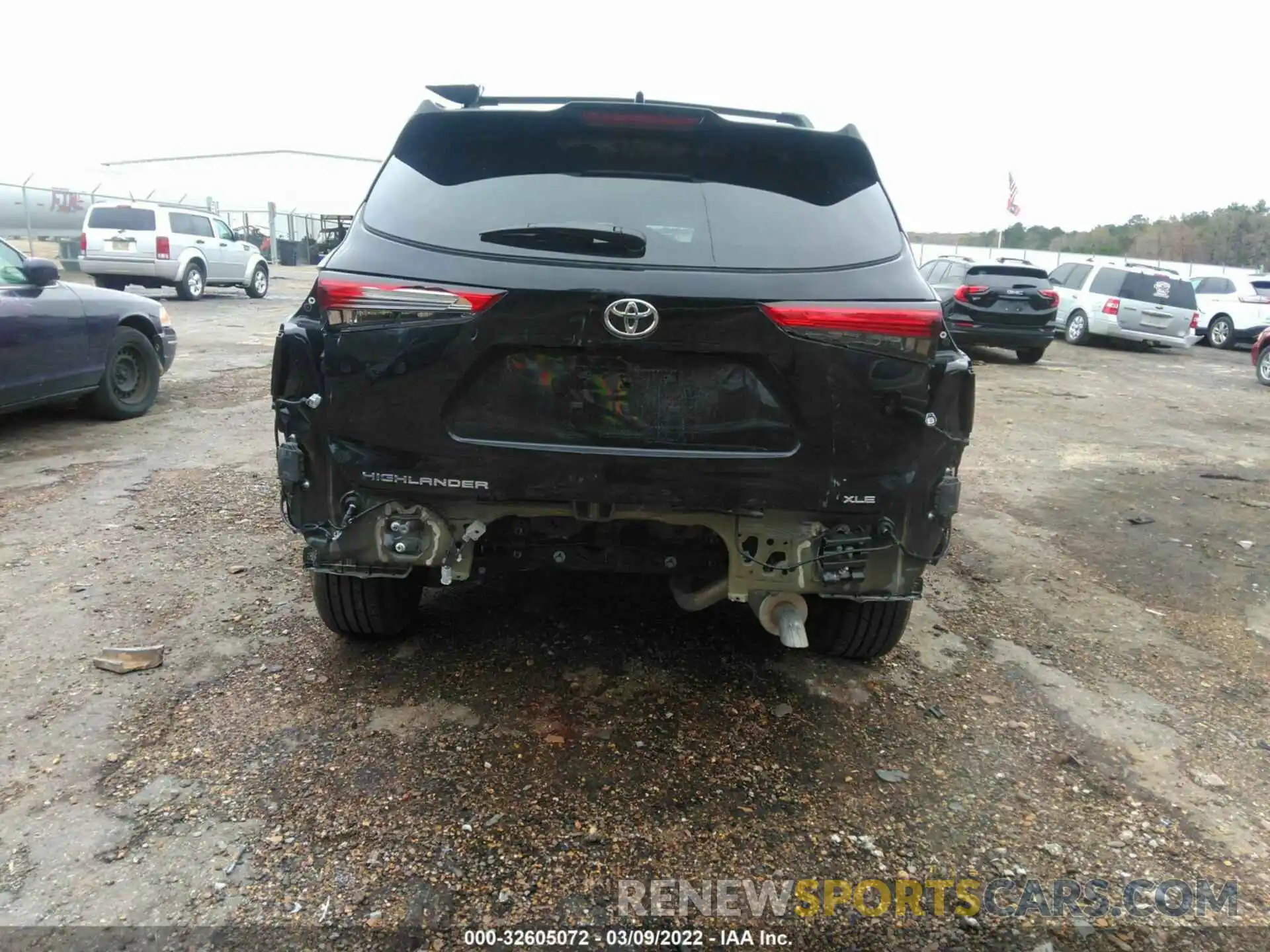 6 Фотография поврежденного автомобиля 5TDGZRAH9MS086313 TOYOTA HIGHLANDER 2021