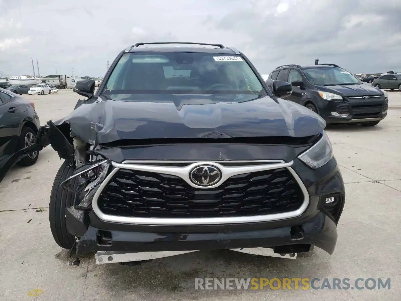 9 Photograph of a damaged car 5TDGZRAH9MS515076 TOYOTA HIGHLANDER 2021