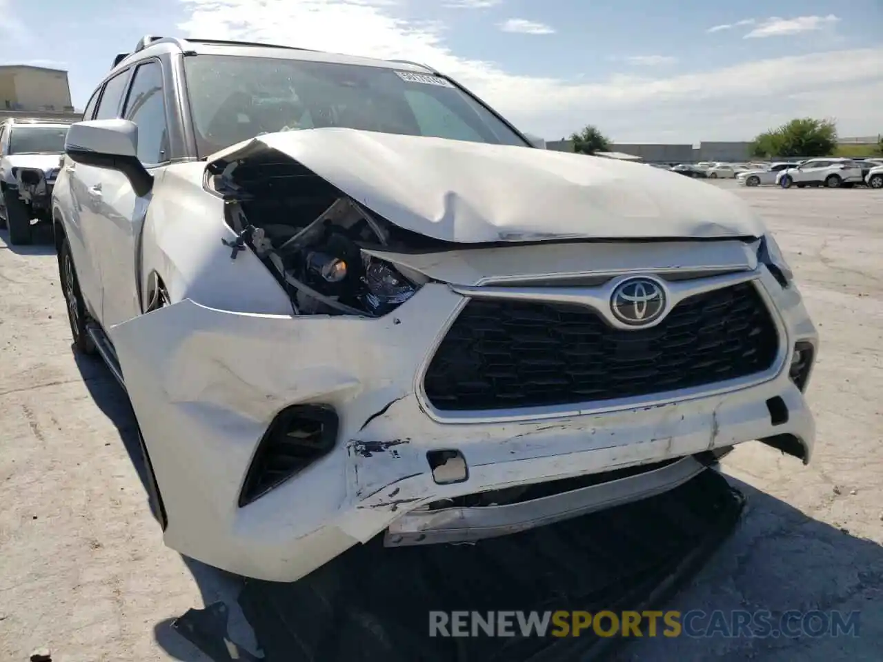 9 Photograph of a damaged car 5TDGZRAH9MS522805 TOYOTA HIGHLANDER 2021