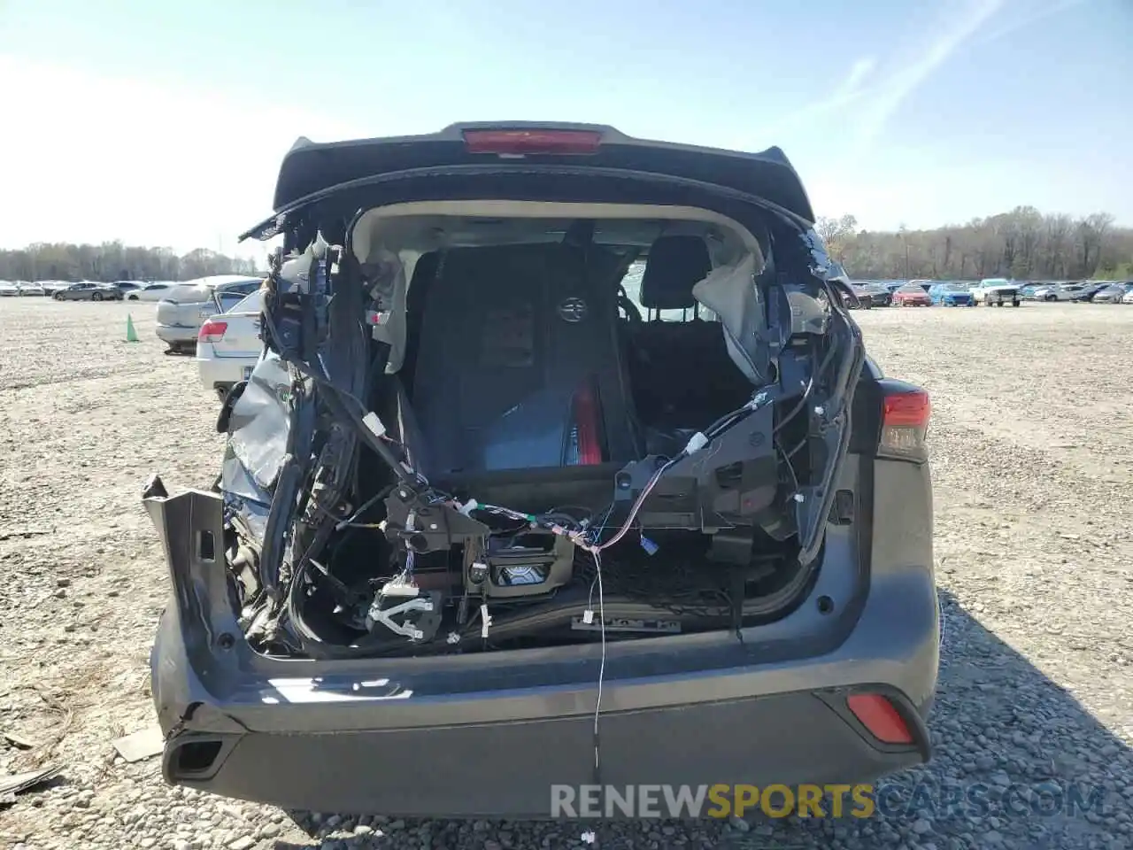 6 Photograph of a damaged car 5TDGZRAH9MS527616 TOYOTA HIGHLANDER 2021