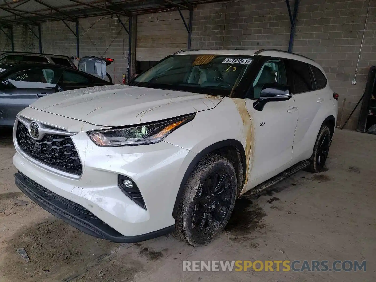 2 Photograph of a damaged car 5TDGZRAHXMS074610 TOYOTA HIGHLANDER 2021